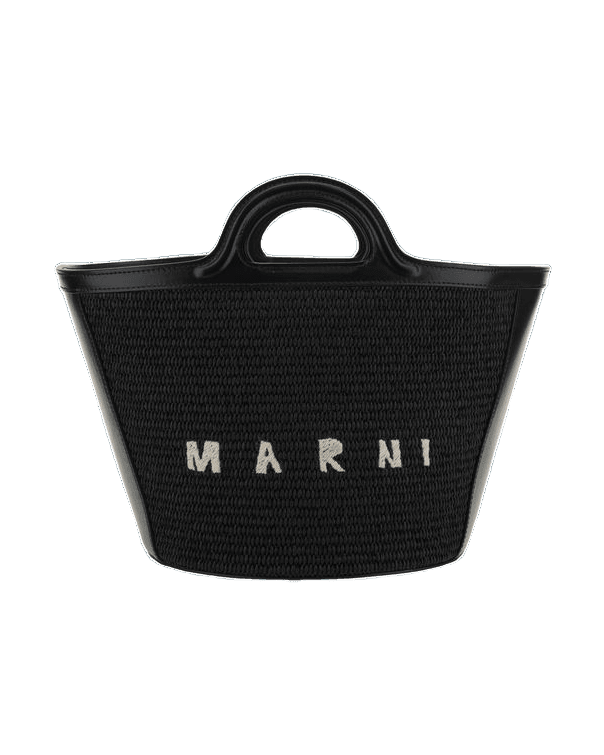 Marni Black Cotton Shoulder Bag Glam Steals