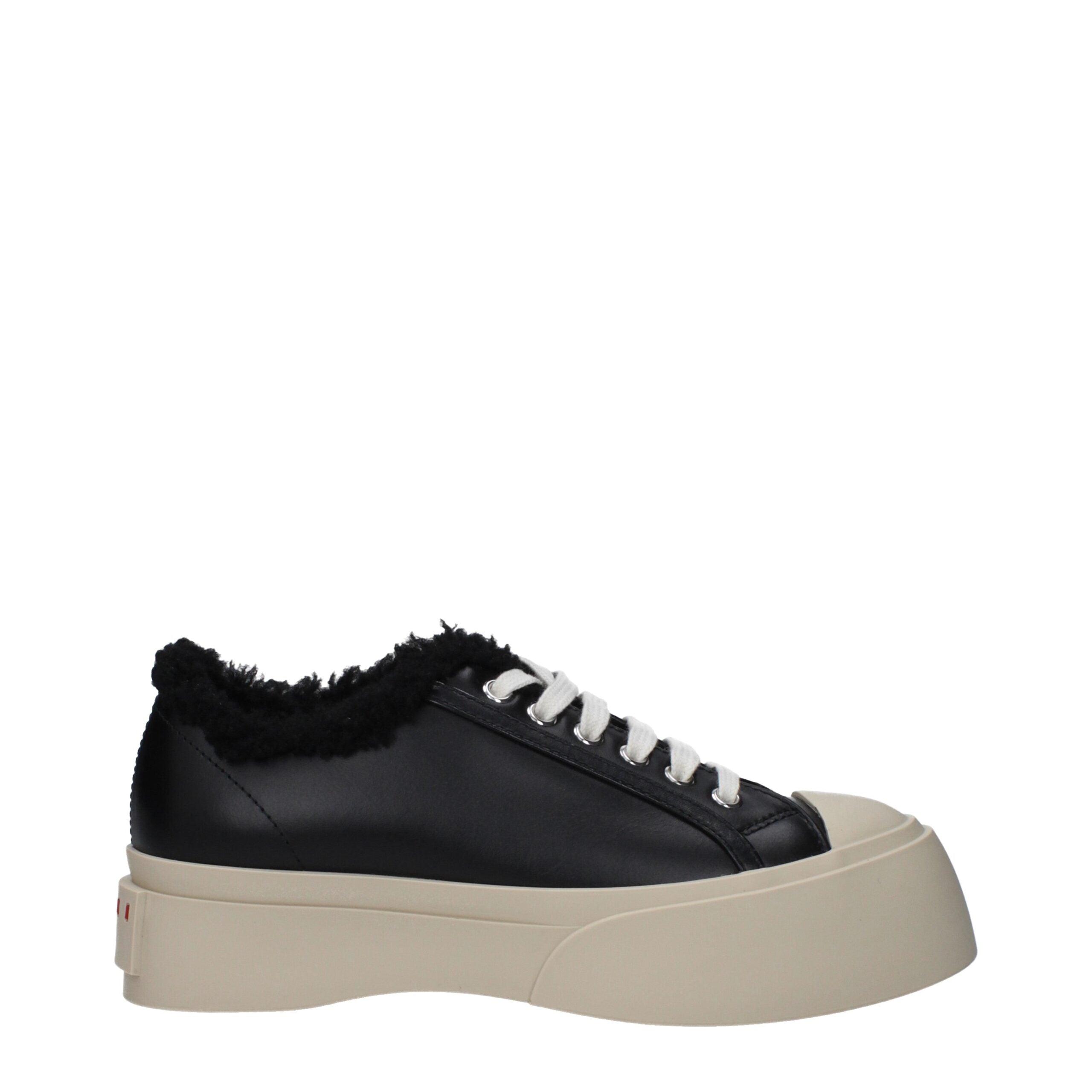 Marni Black Leather Chunky Sneakers Glam Steals