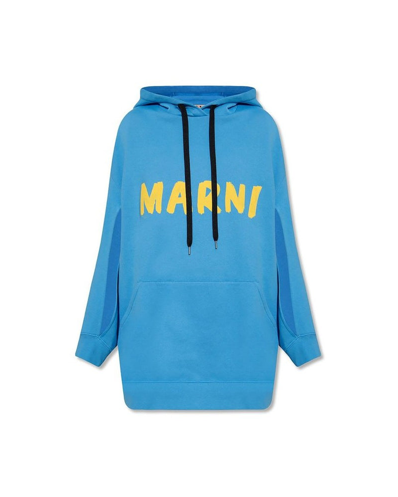 Marni Blue Cotton Sweatshirt Glam Steals