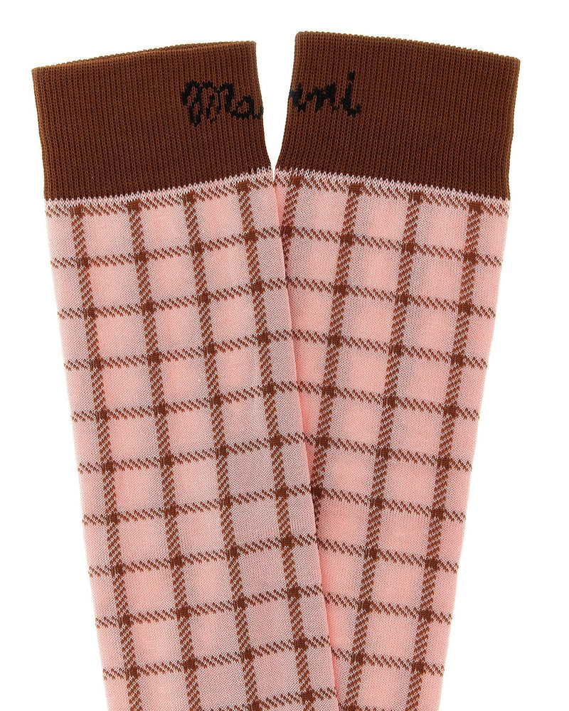 Marni Check Socks Beachwear & underwear