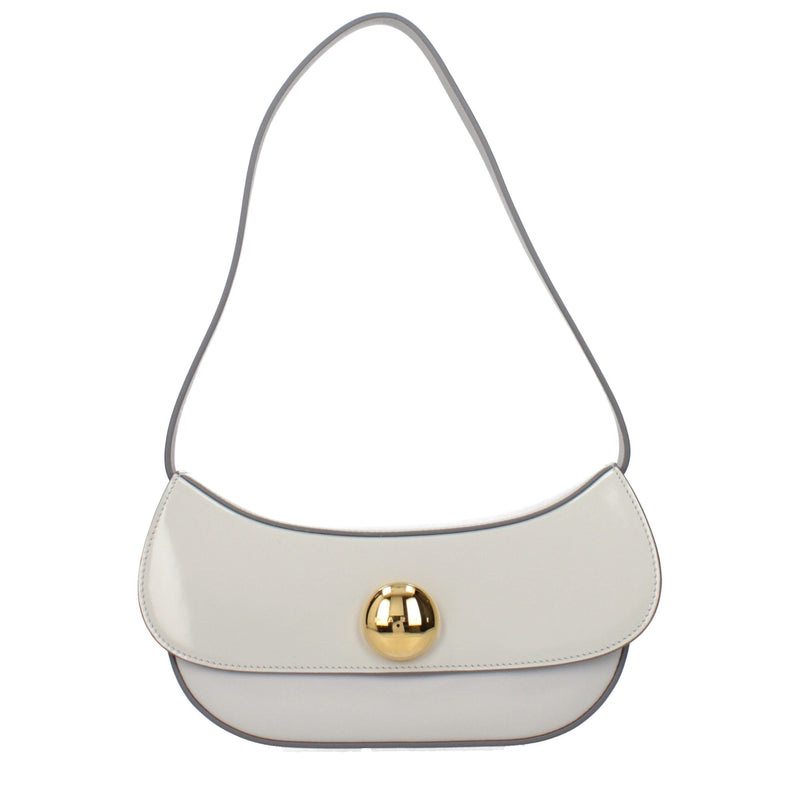 Marni Gray Leather Shoulder Bag Glam Steals