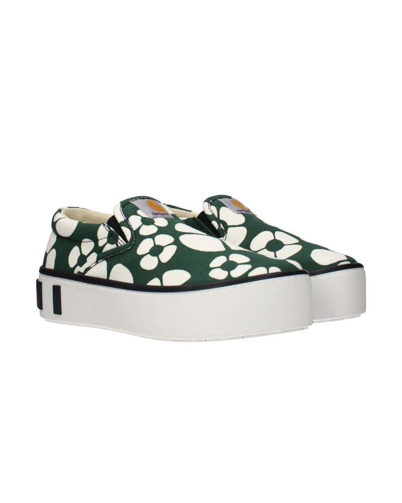 Marni Green Slip On Loafers Glam Steals