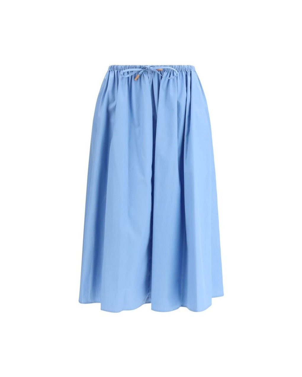 Marni Light Blue Cotton Midi Skirt Skirts