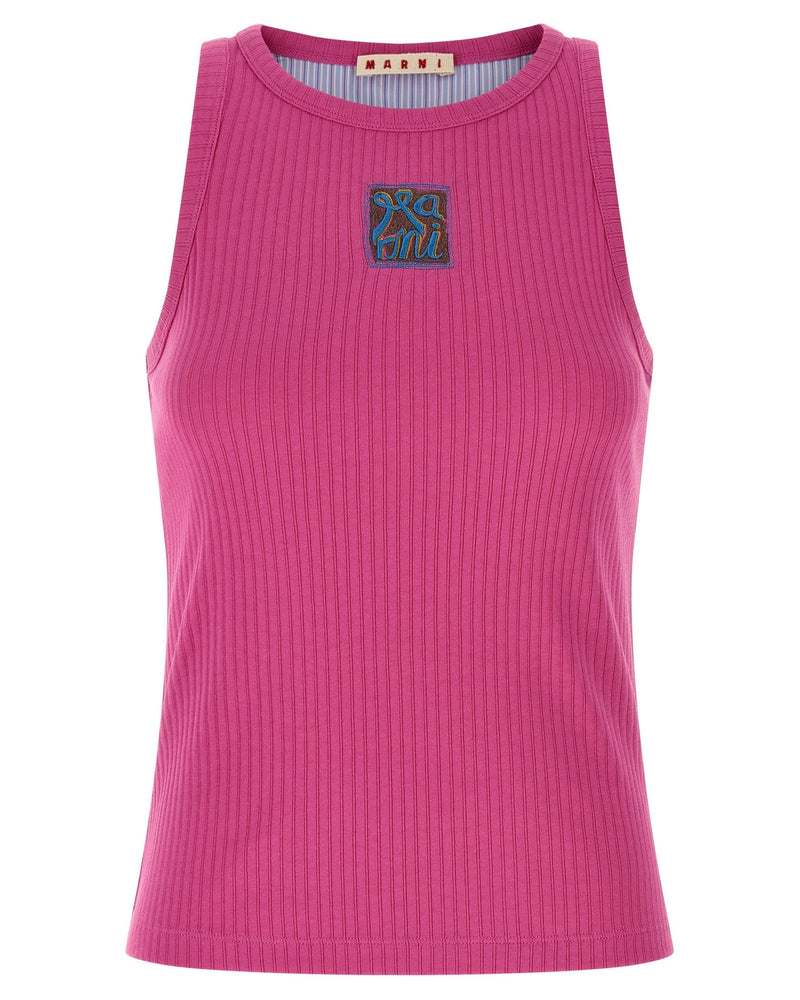 Marni Logo Patch Tank Top Glam Steals