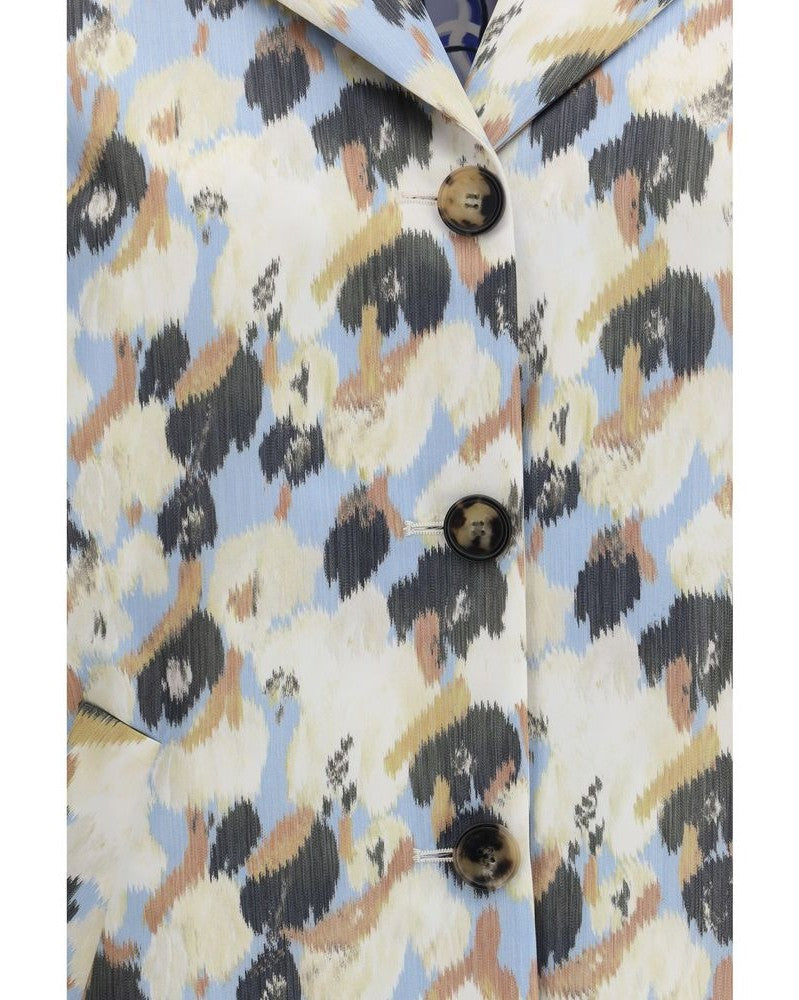 Marni Multicolor Polyester Coat Glam Steals