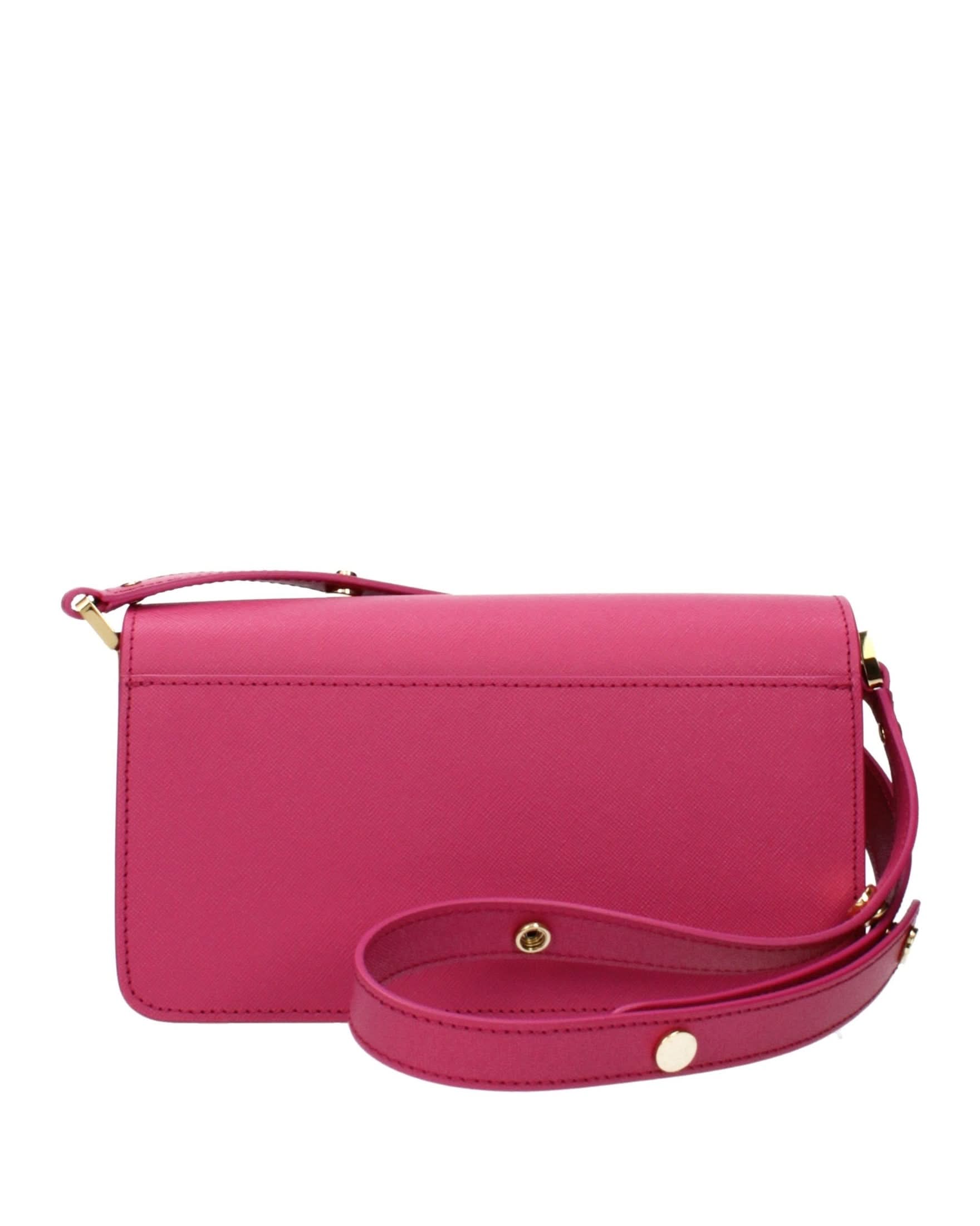 Marni Pink Leather Shoulder Bag 