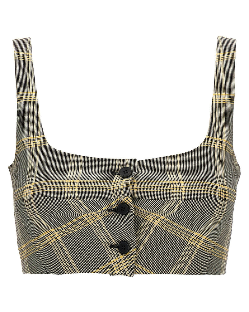Marni Top Cropped Check Glam Steals