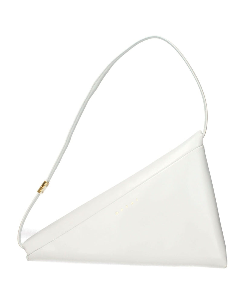 Marni White Leather Shoulder Bag Glam Steals
