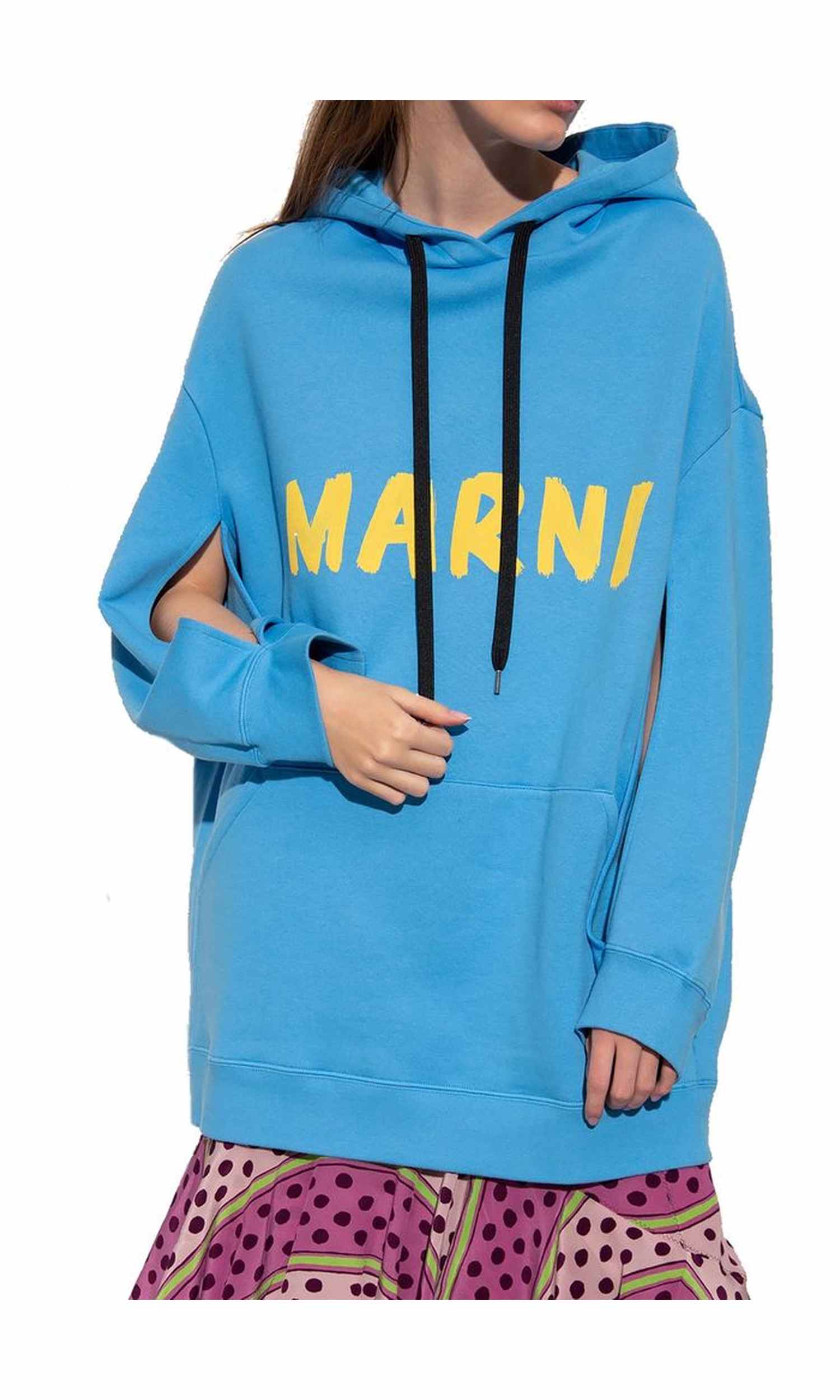 Marnie Marni Oversize Hooded Sweat-Shirt Glam Steals