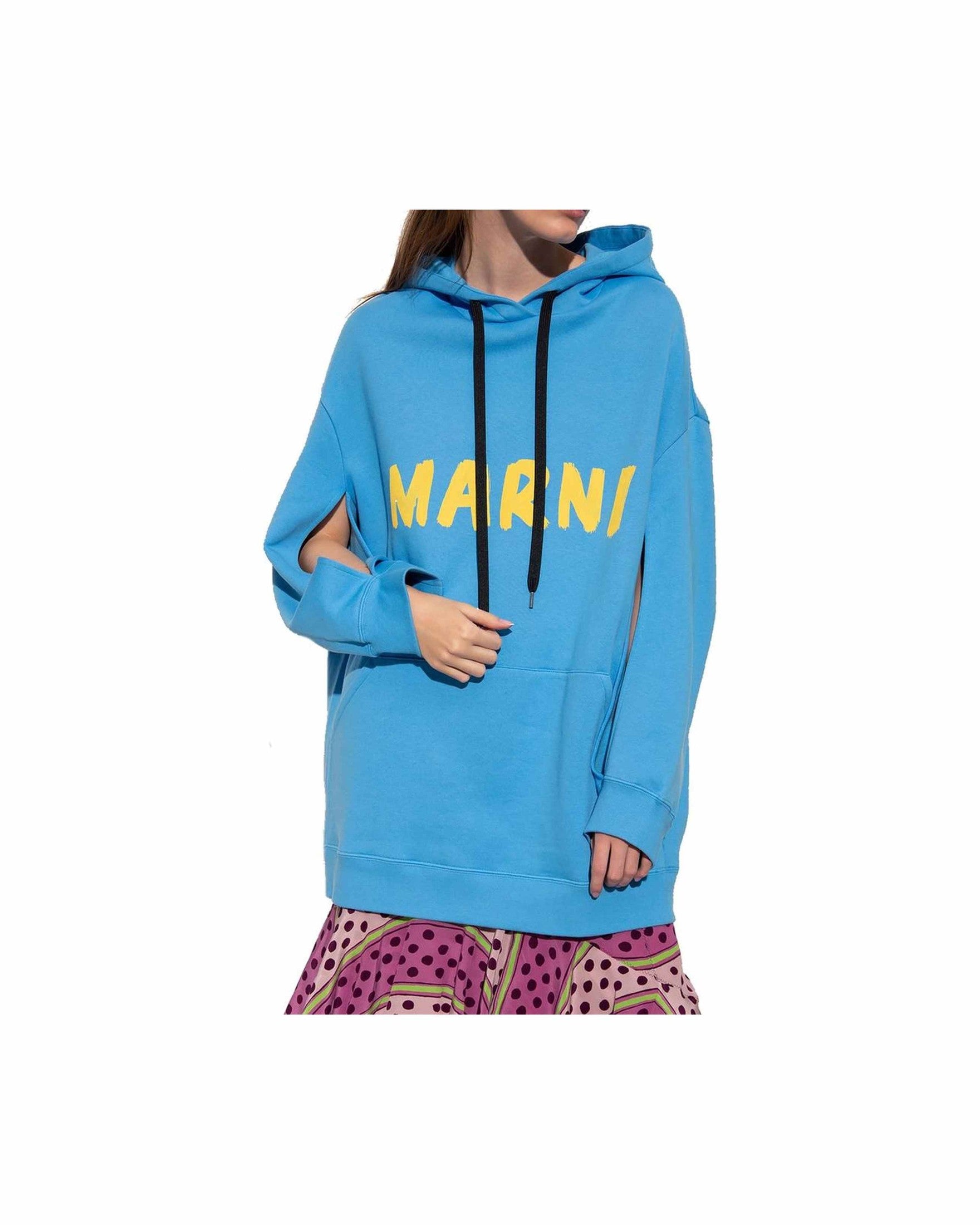 Marnie Marni Oversize Hooded Sweat-Shirt Glam Steals