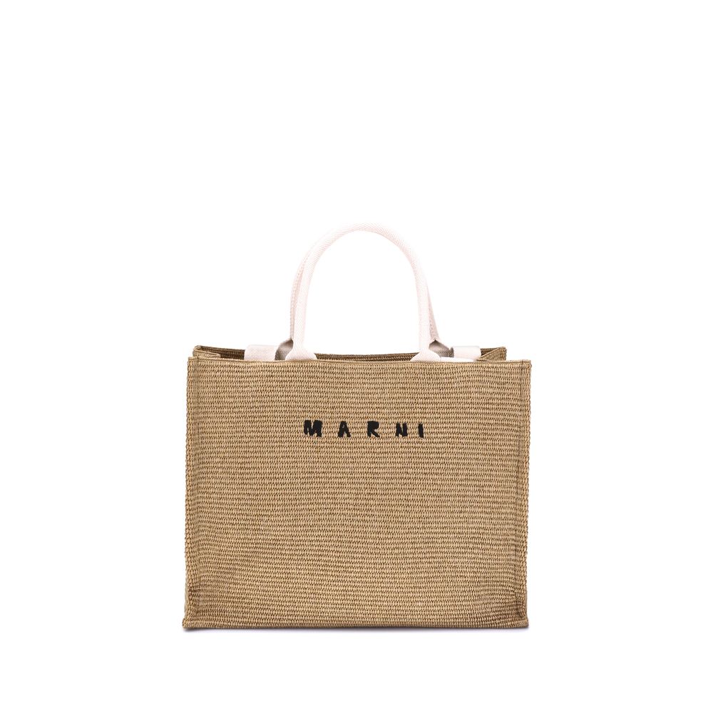 Marnie Marni Raffia Effect Tote Bag Glam Steals