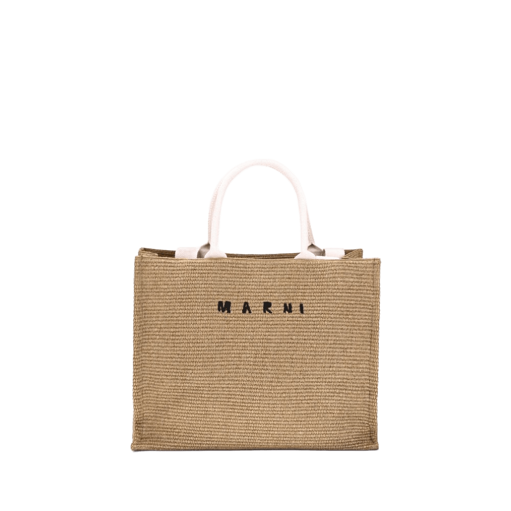 Marnie Marni Raffia Effect Tote Bag Glam Steals