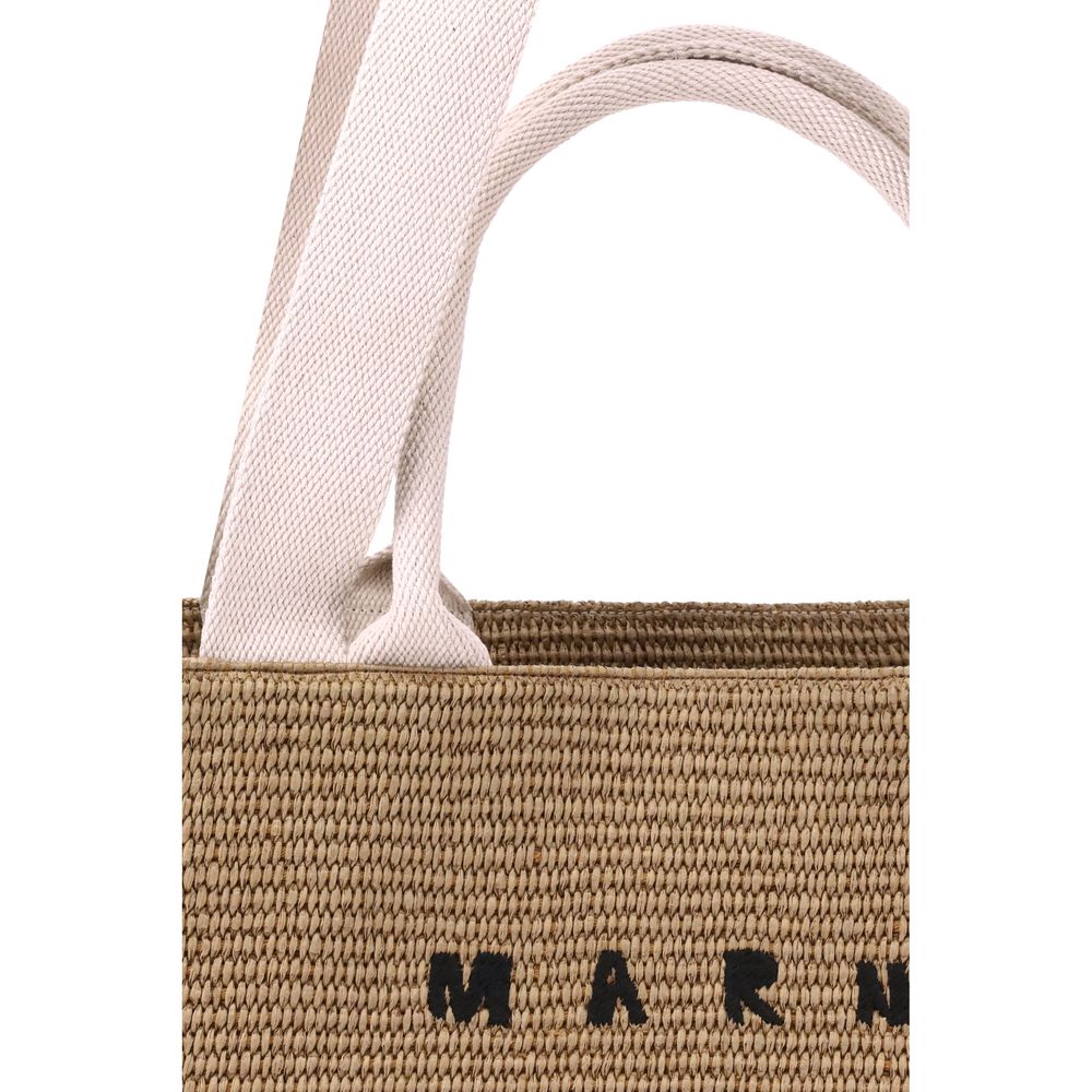 Marnie Marni Raffia Effect Tote Bag Glam Steals