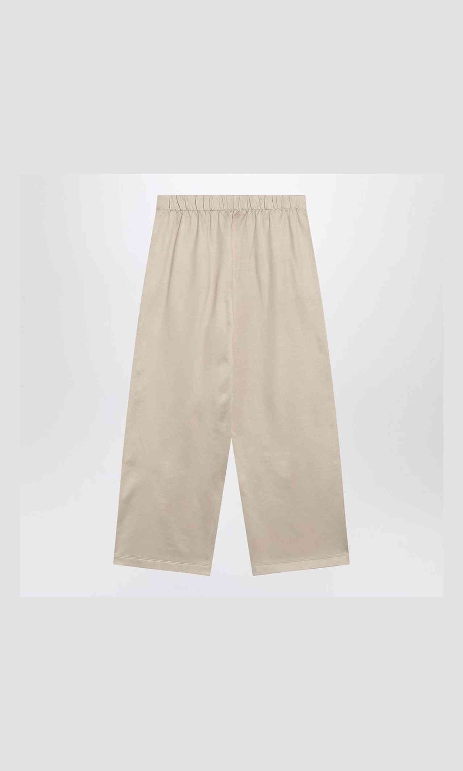 Max Mara Beige Silk Blend Trouser Glam Steals