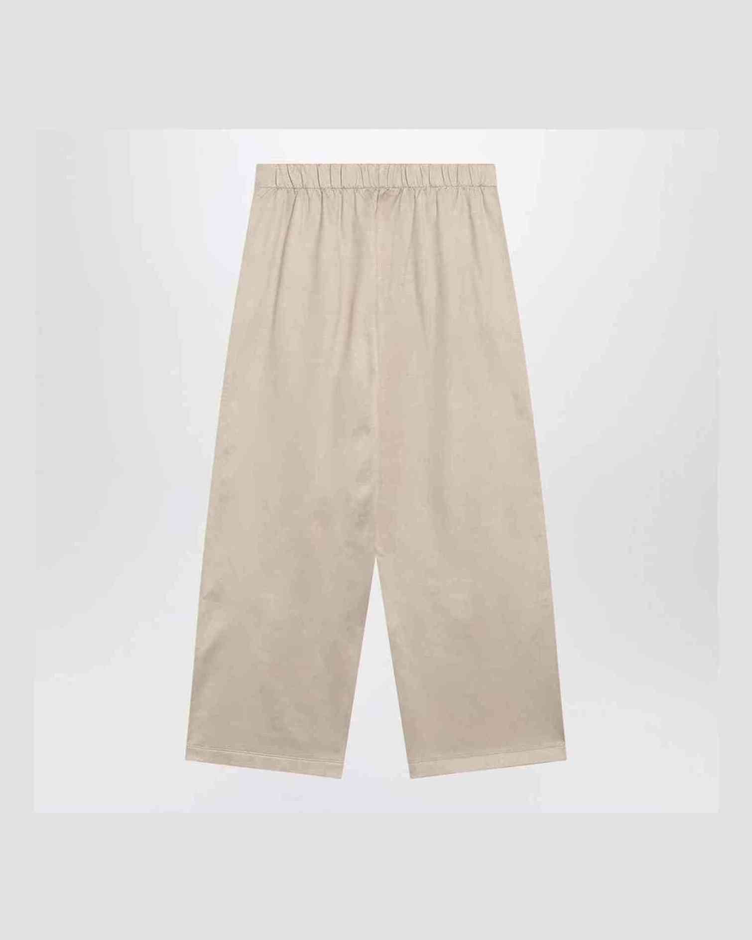 Max Mara Beige Silk Blend Trouser Glam Steals