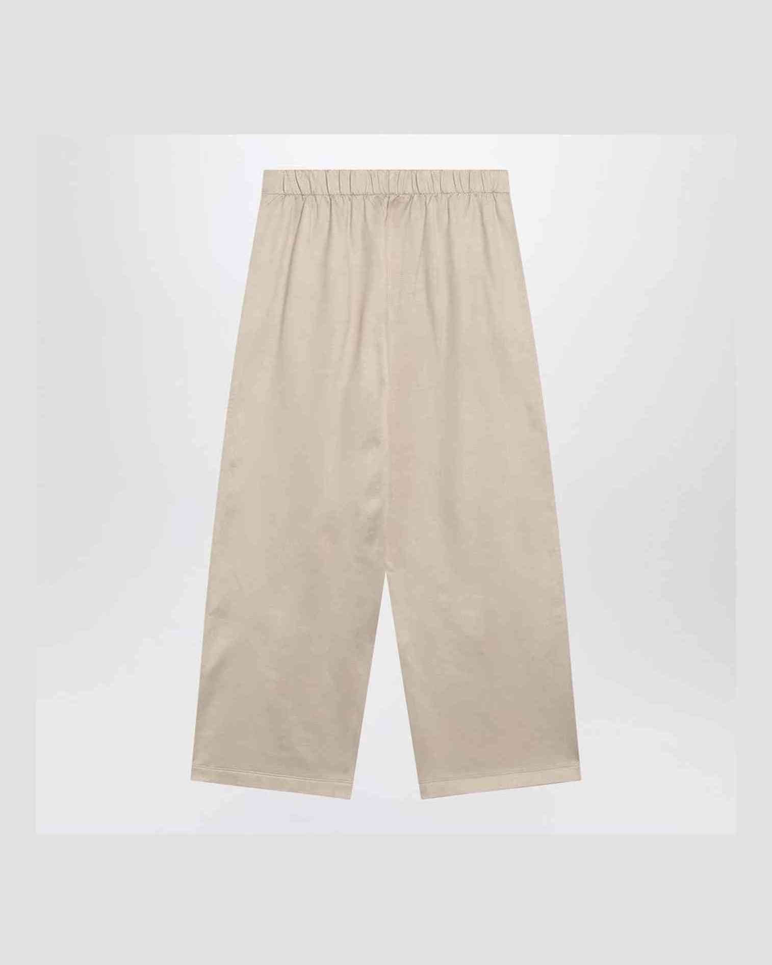 Max Mara Beige Silk Blend Trouser Glam Steals