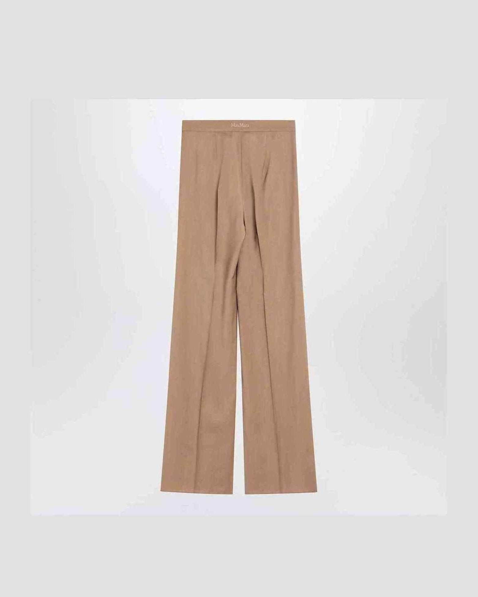 Max Mara Beige Wool Wide Trouser Glam Steals