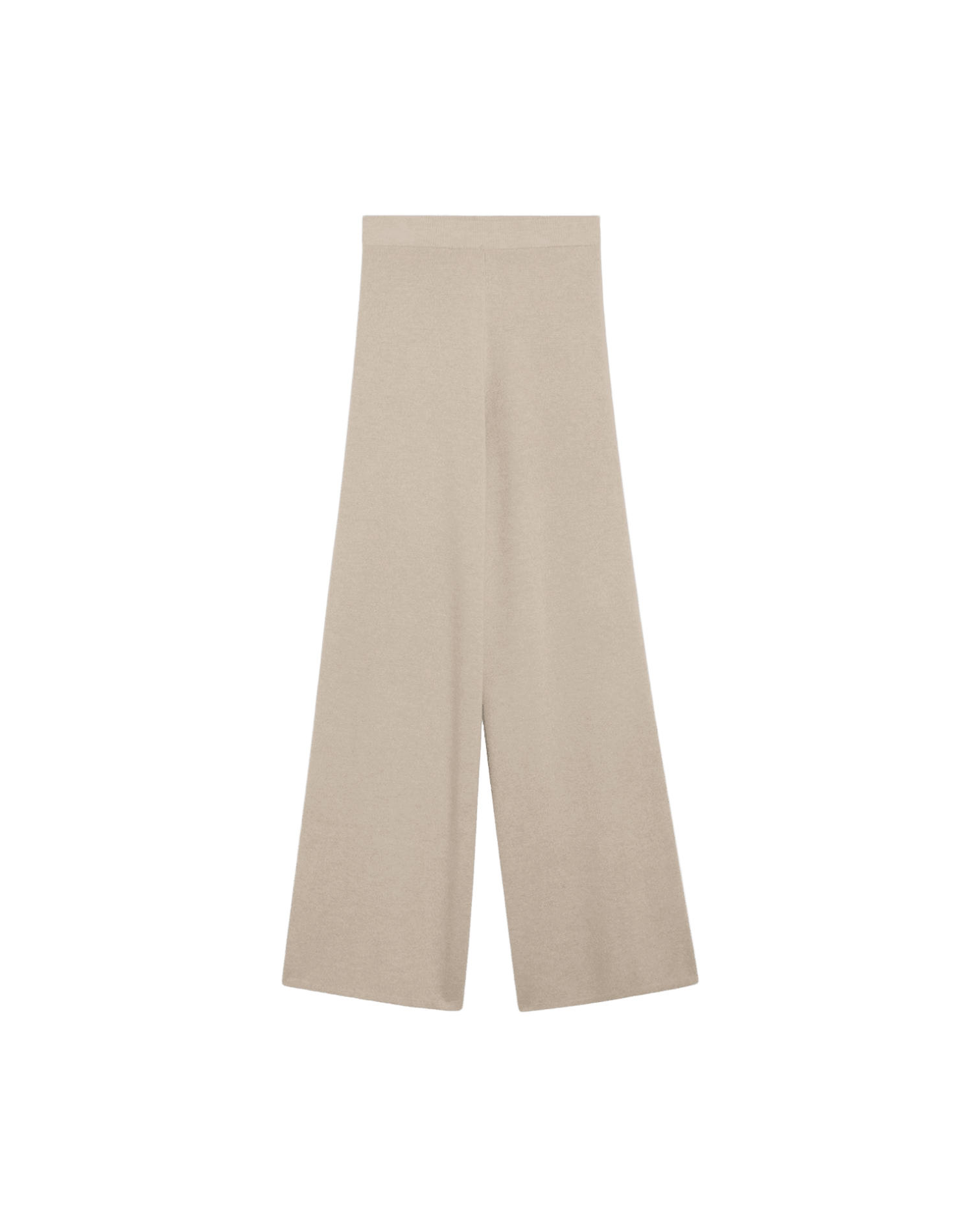 Max Mara Beige Wool And Cashmere Knit Trousers Glam Steals