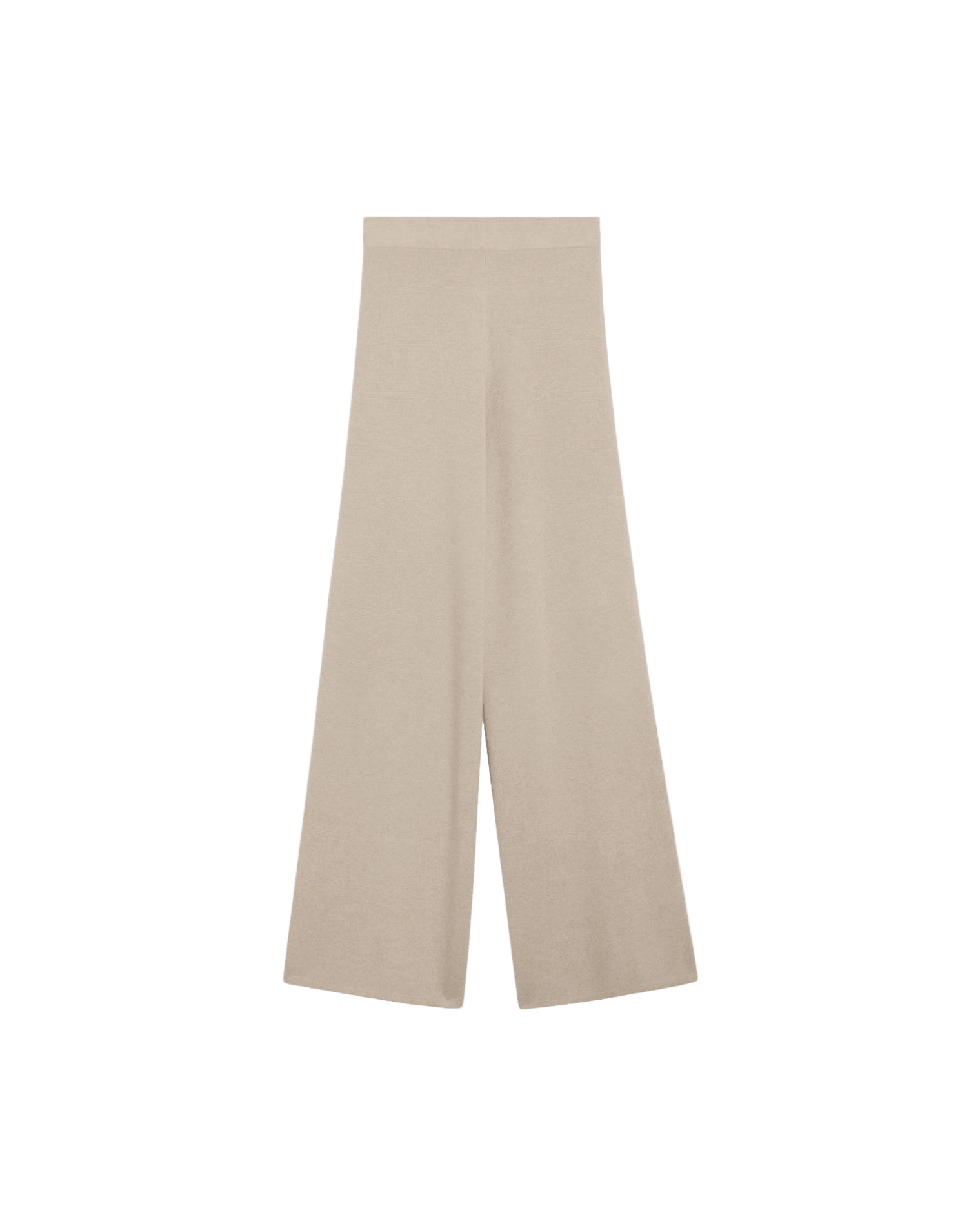 Max Mara Beige wool and cashmere knit trousers Glam Steals