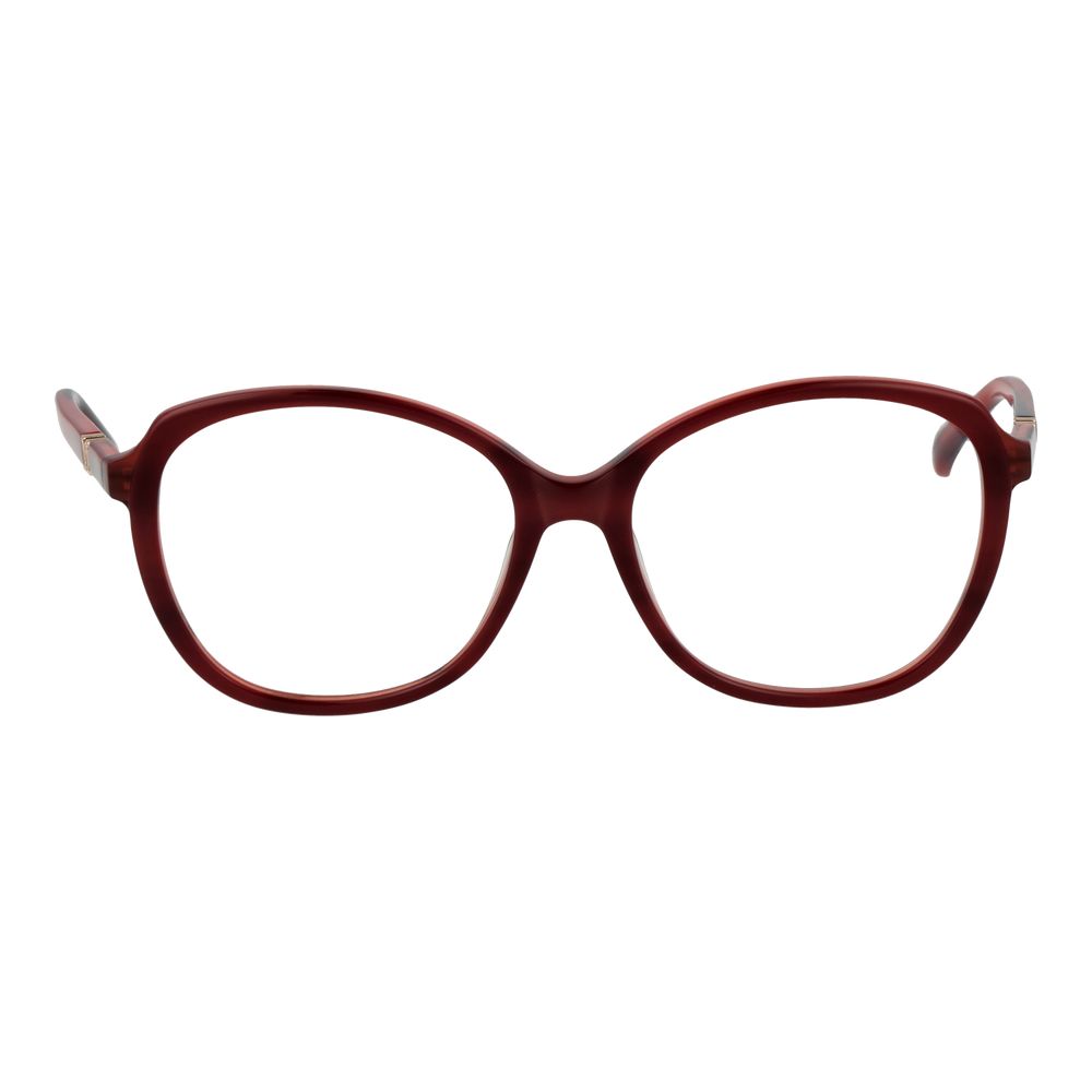 Max Mara Burgundy Women Optical Frame Glam Steals