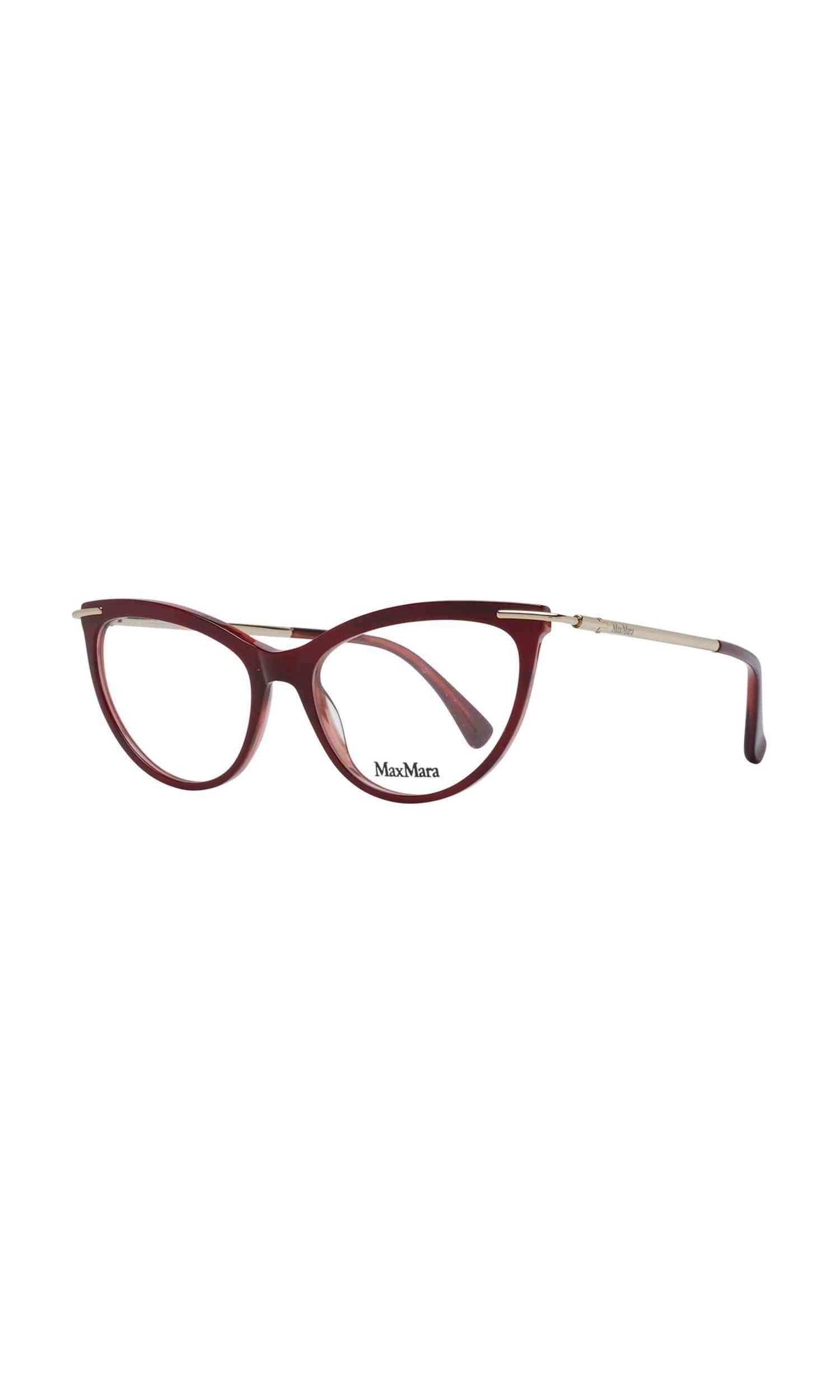 Max Mara Burgundy Women Optical Frame Glam Steals
