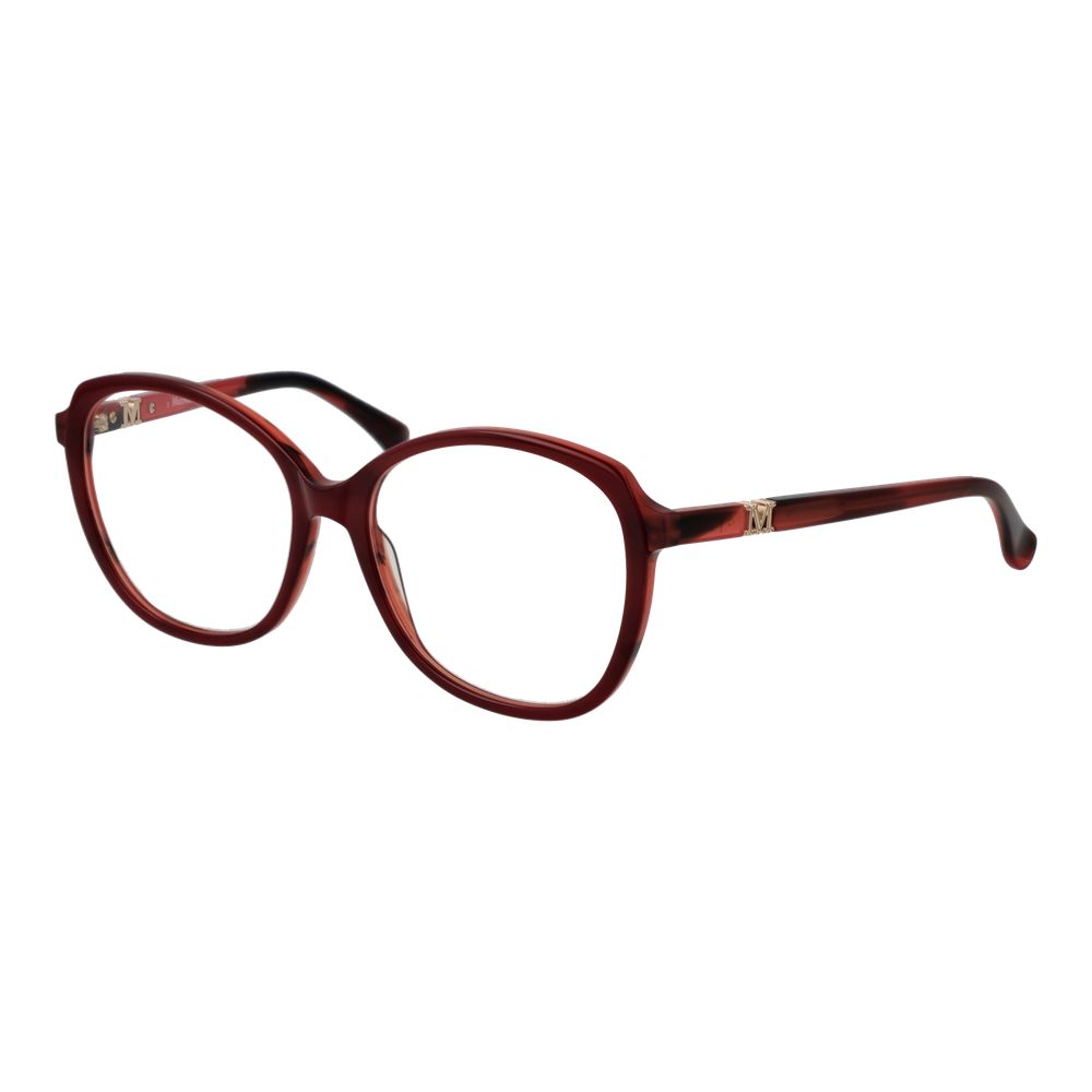 Max Mara Burgundy Women Optical Frame Glam Steals