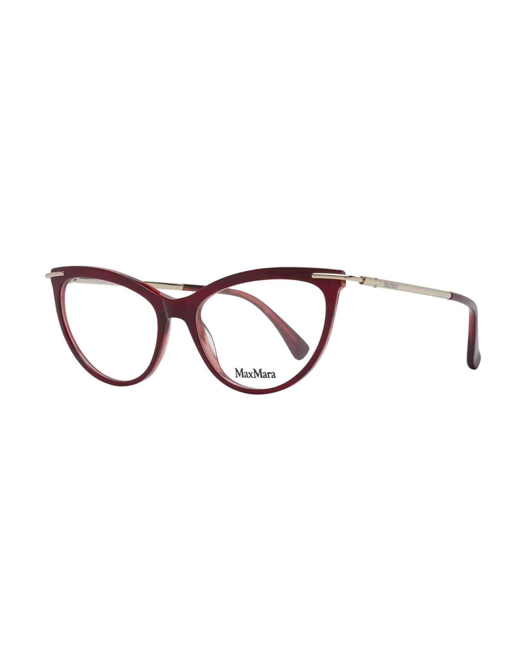 Max Mara Burgundy Women Optical Frame Glam Steals