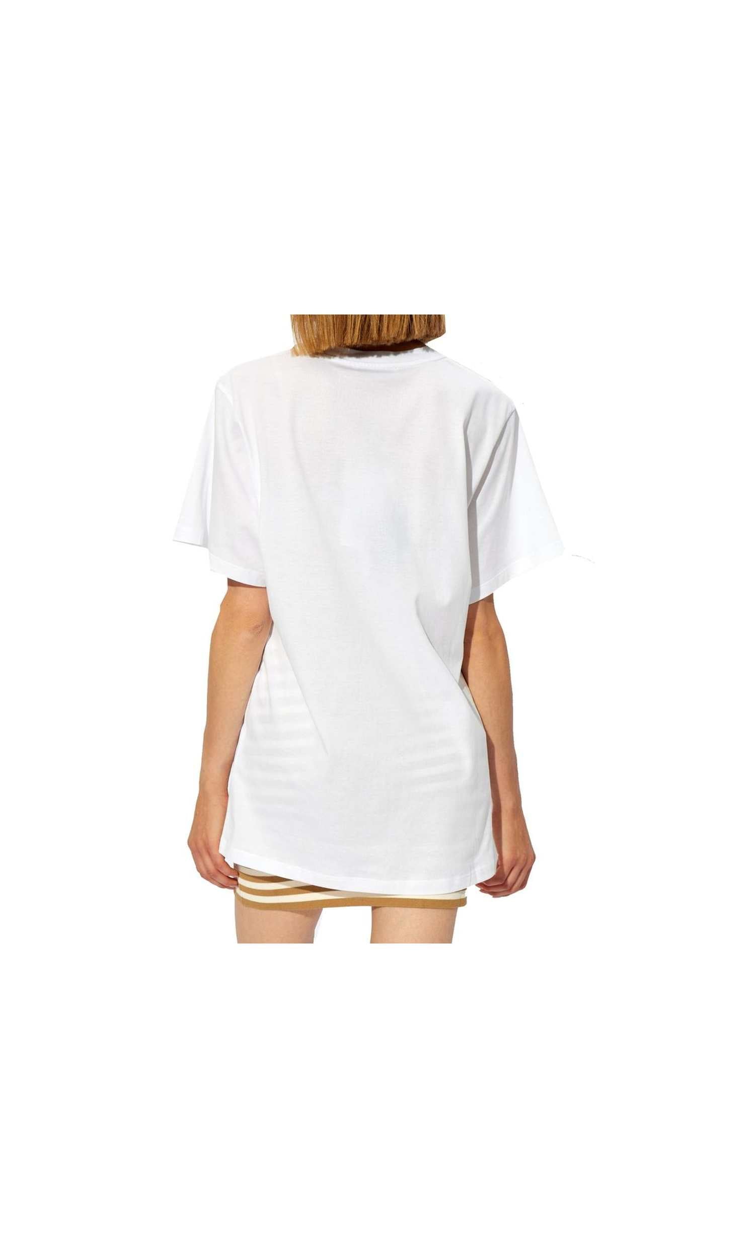 Max Mara Cotton Mango Logo Embroidered T-Shirt Glam Steals