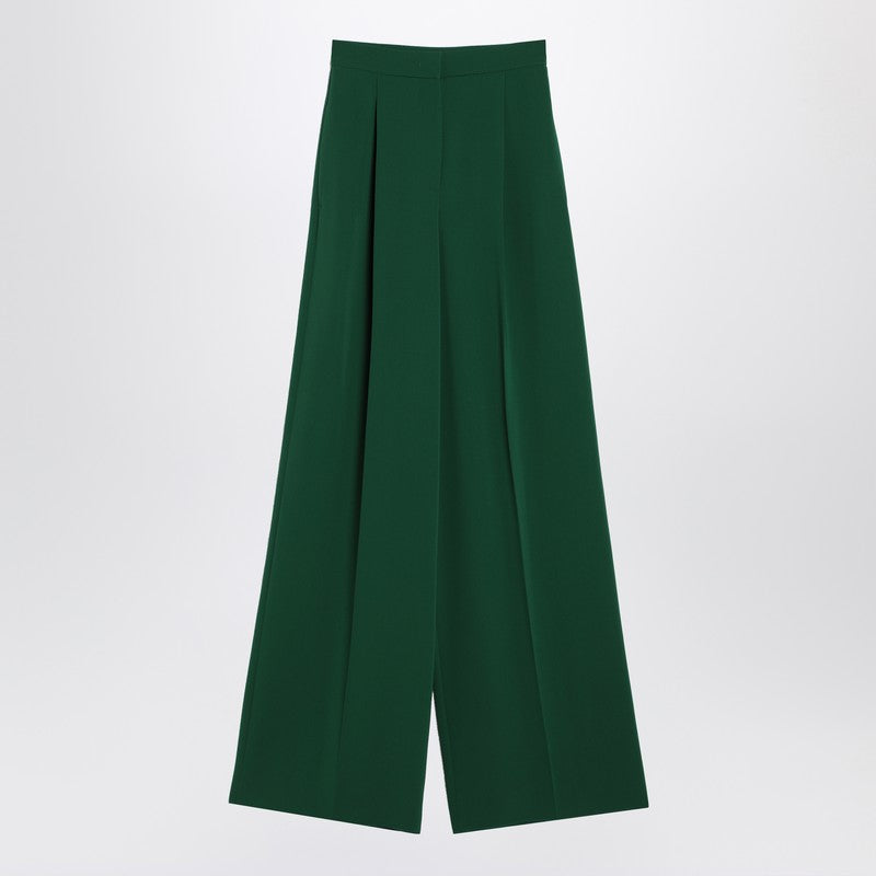Max Mara Green Wide Emerald Cady Trouser Glam Steals