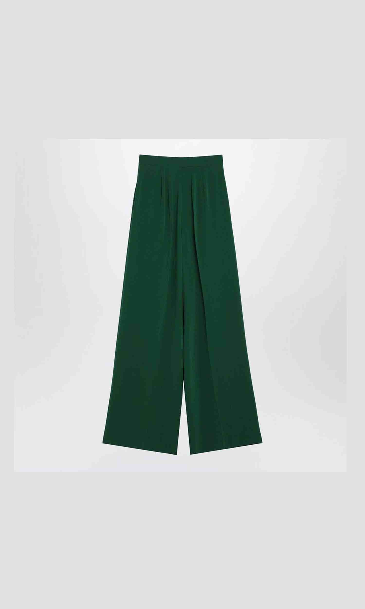Max Mara Green Wide Emerald Cady Trouser Glam Steals
