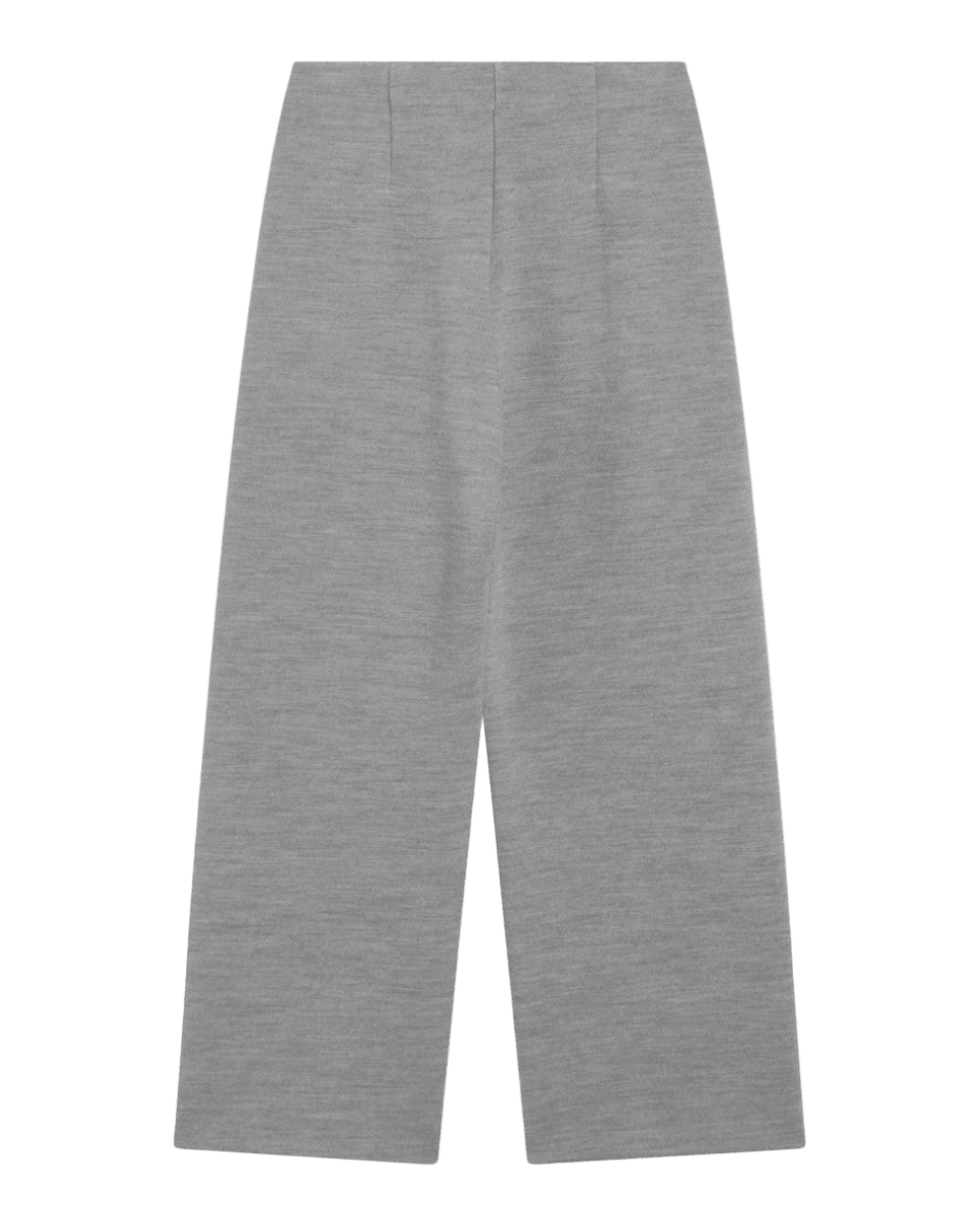 Max Mara Grey Wool Cotton Blend Trouser Glam Steals