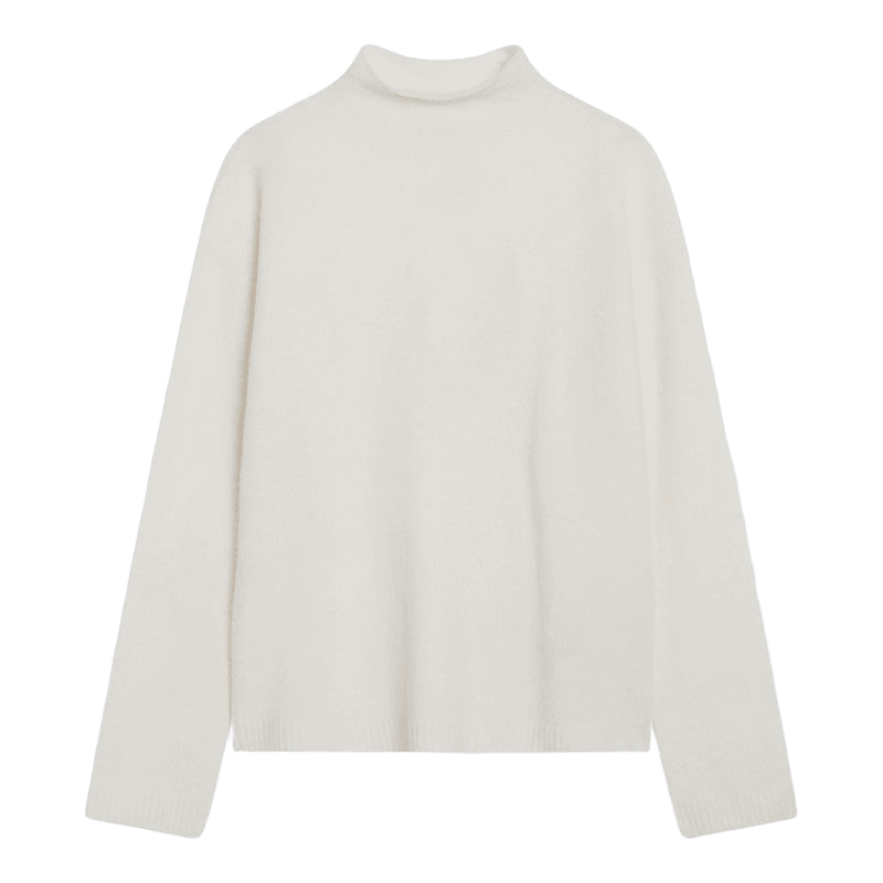 Max Mara Ivory Cashmere Blend Sweater Glam Steals
