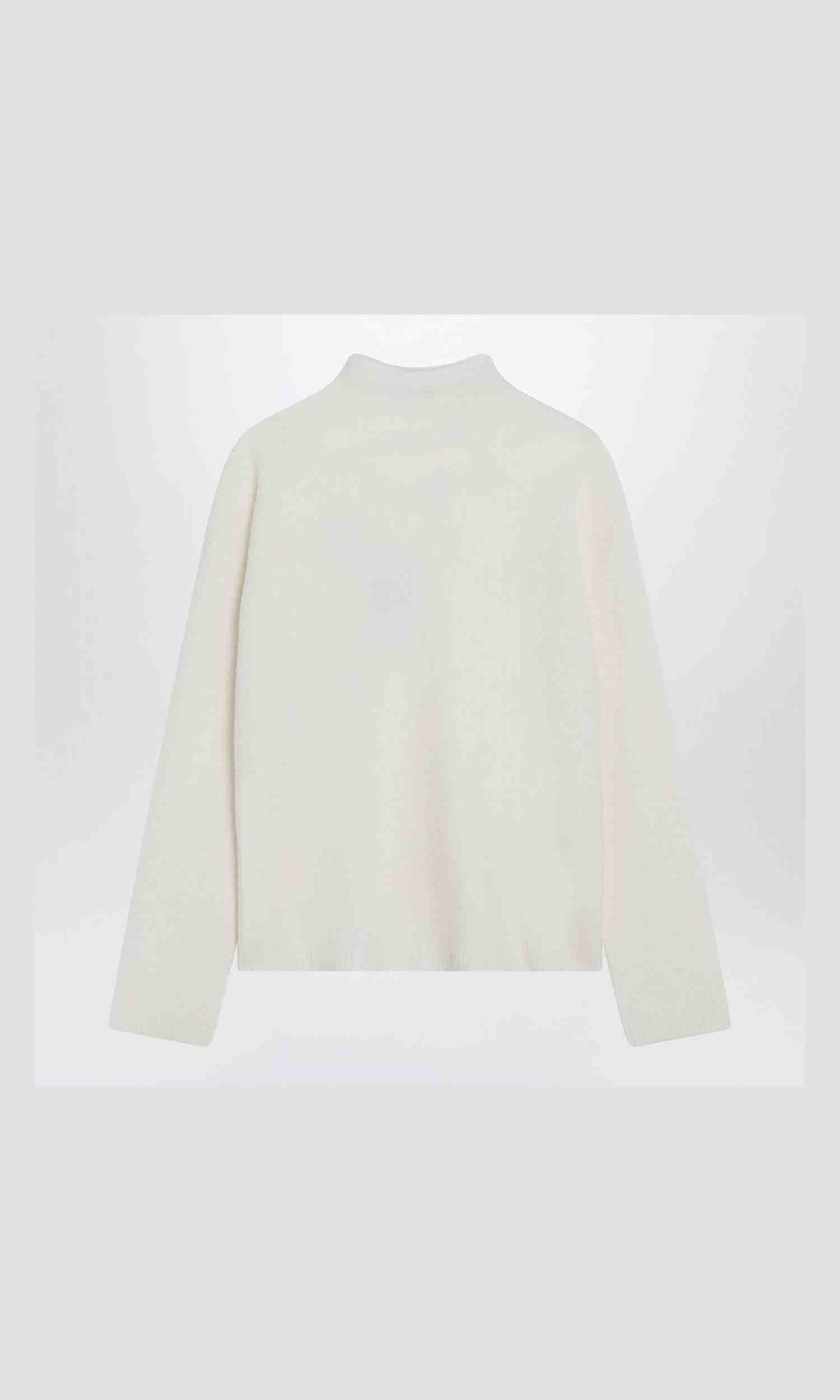 Max Mara Ivory Cashmere Blend Sweater Glam Steals