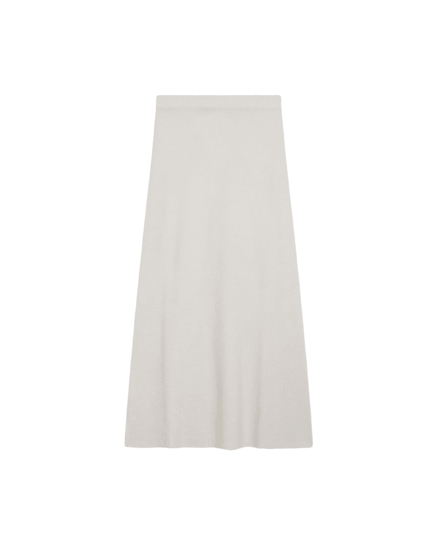 Max Mara Ivory Skirt In Stretch Cashmere Knit Glam Steals