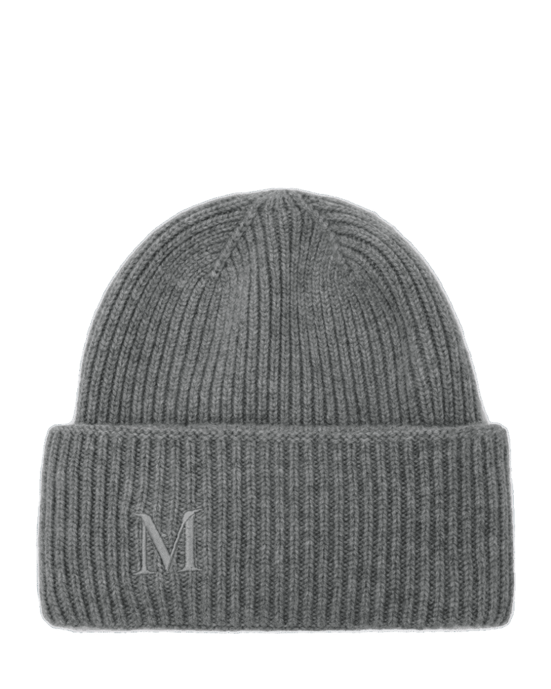 Max Mara Grey Light Cashmere Beanie Glam Steals