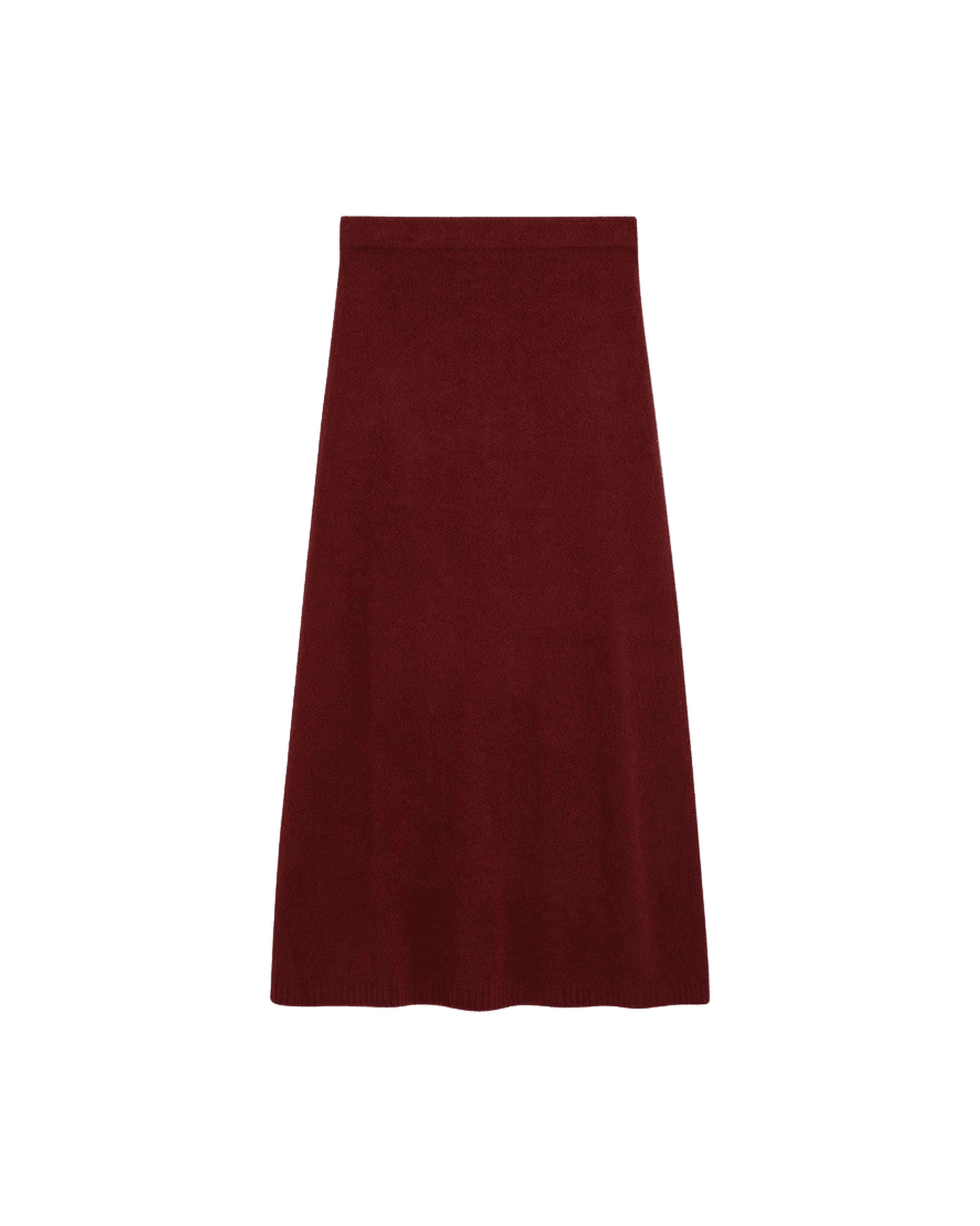 Max Mara Raspberry Skirt In Stretch Cashmere Knit Glam Steals