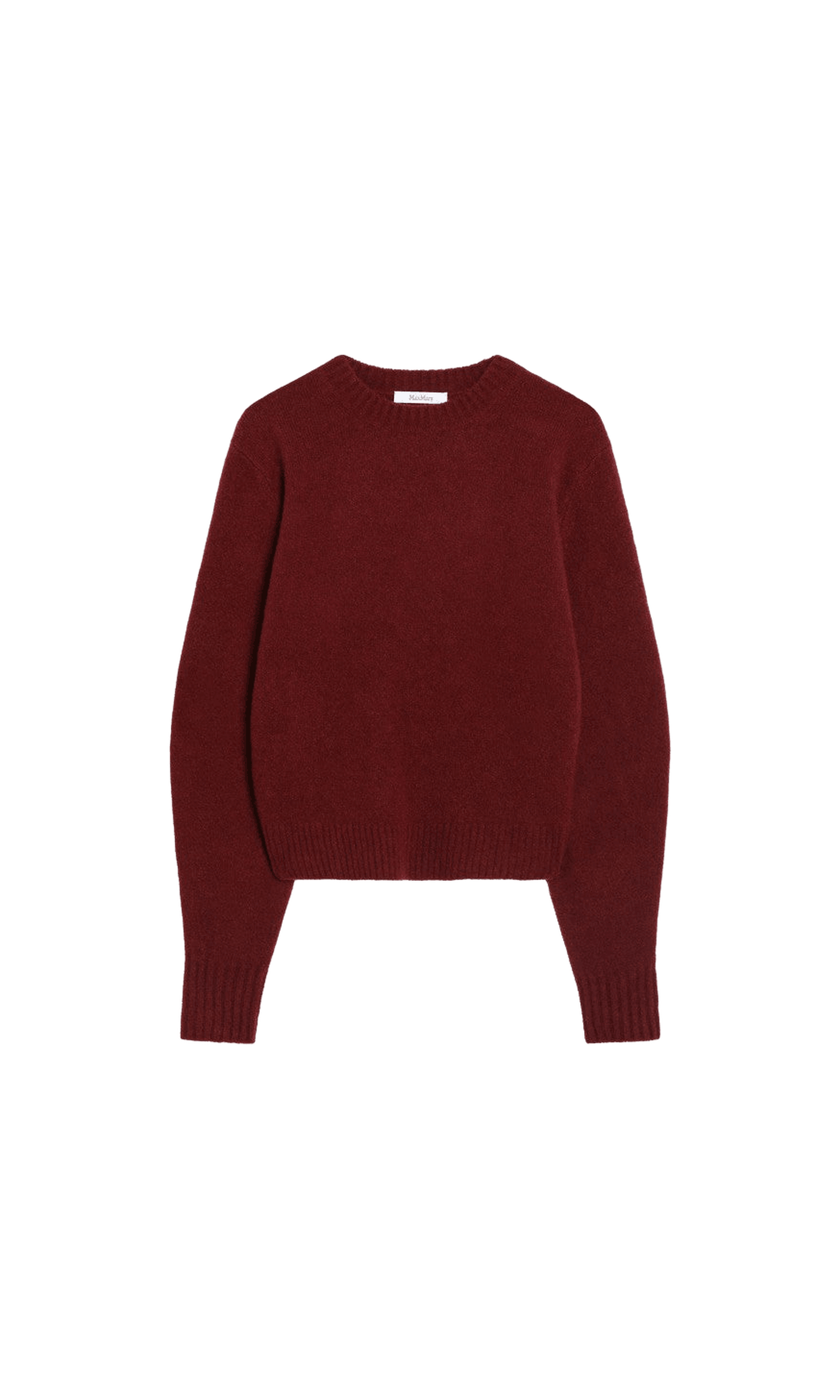 Max Mara Raspberry Sweater in Stretch Cashmere Knit Glam Steals