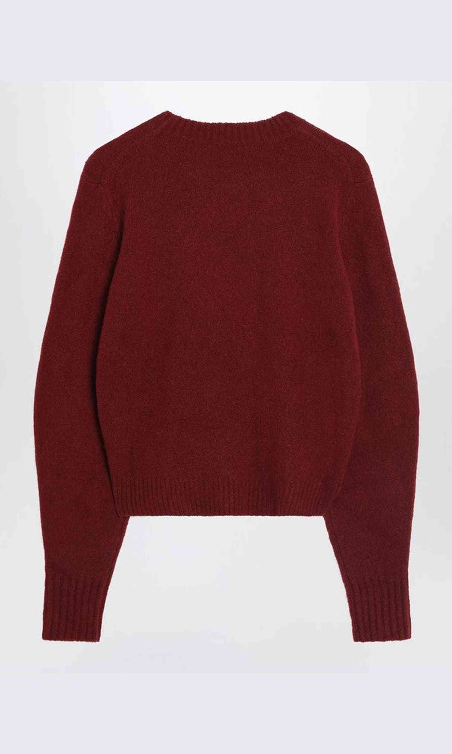 Max Mara Raspberry Sweater in Stretch Cashmere Knit Glam Steals