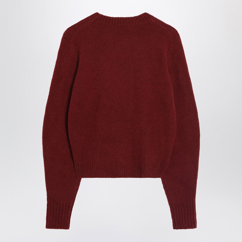 Max Mara Raspberry Sweater in Stretch Cashmere Knit Glam Steals
