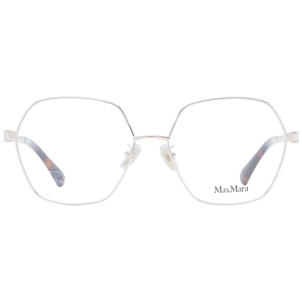 Max Mara Rose Gold Women Optical Frame Glam Steals