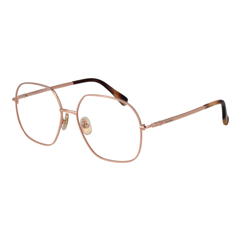 Max Mara Rose Gold Women Optical Frame Glam Steals