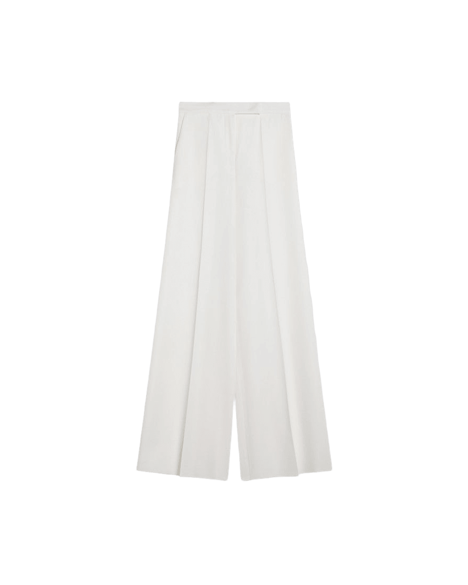 Max Mara White Wool Gabardine Trousers Glam Steals
