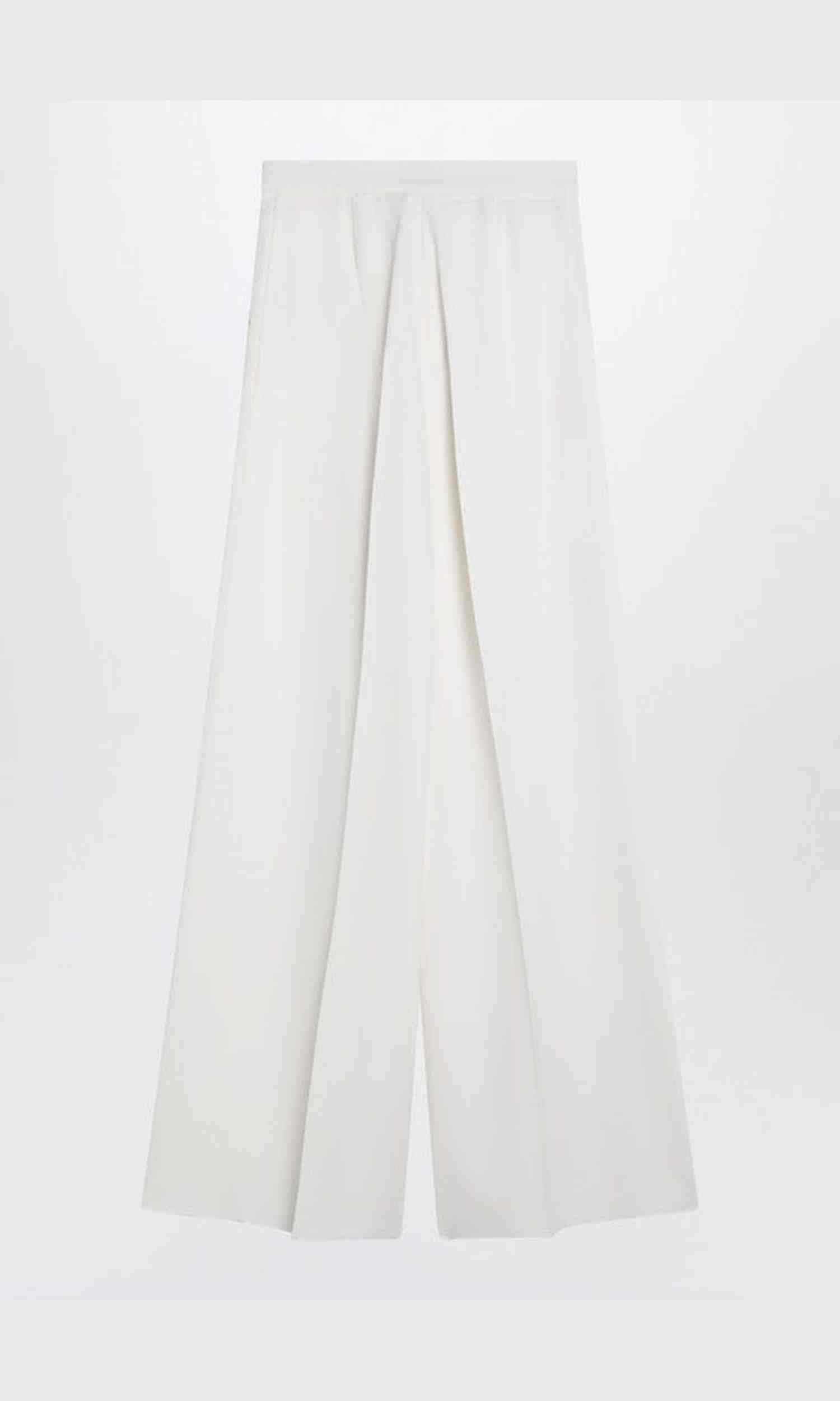 Max Mara White wool gabardine trousers Glam Steals