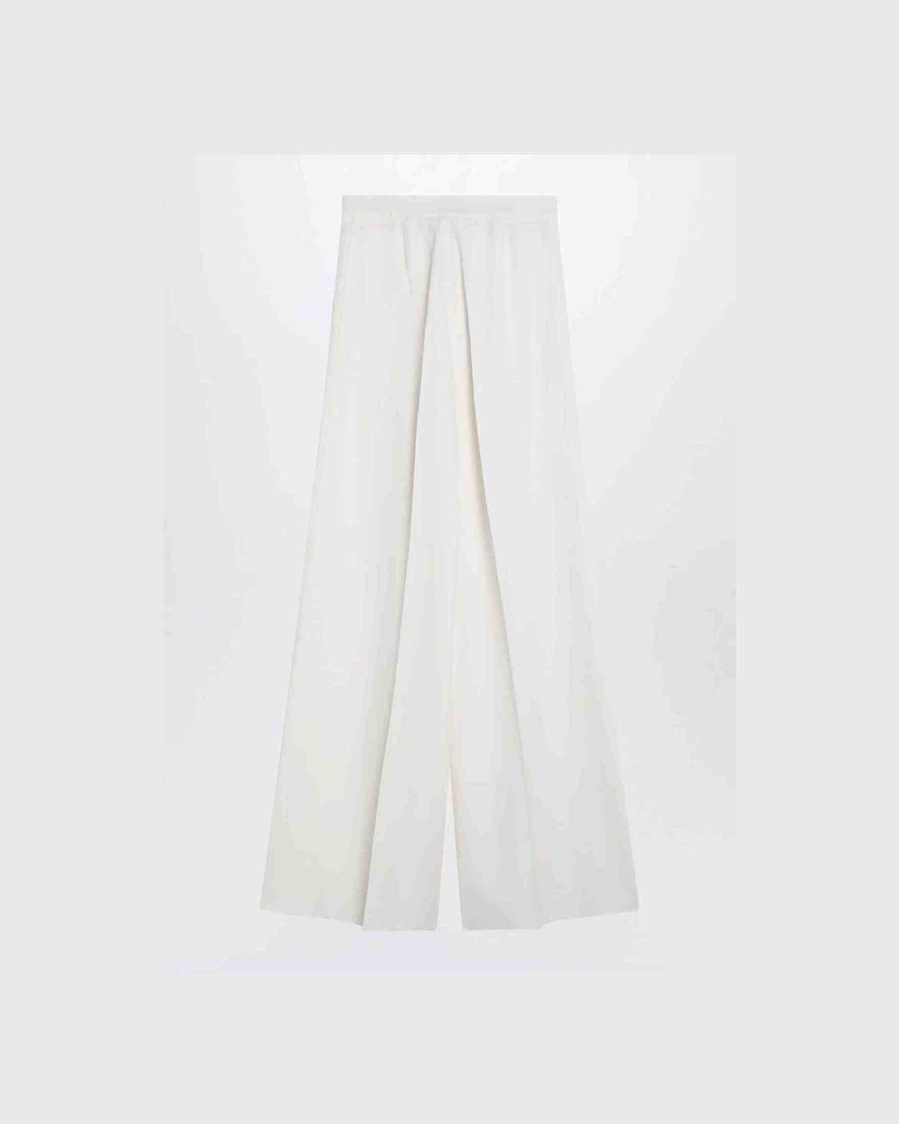 Max Mara White wool gabardine trousers Glam Steals