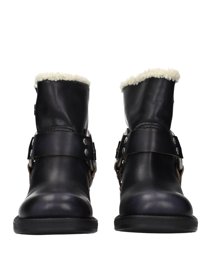 Miu Miu Black Leather Ankle Boots Glam Steals