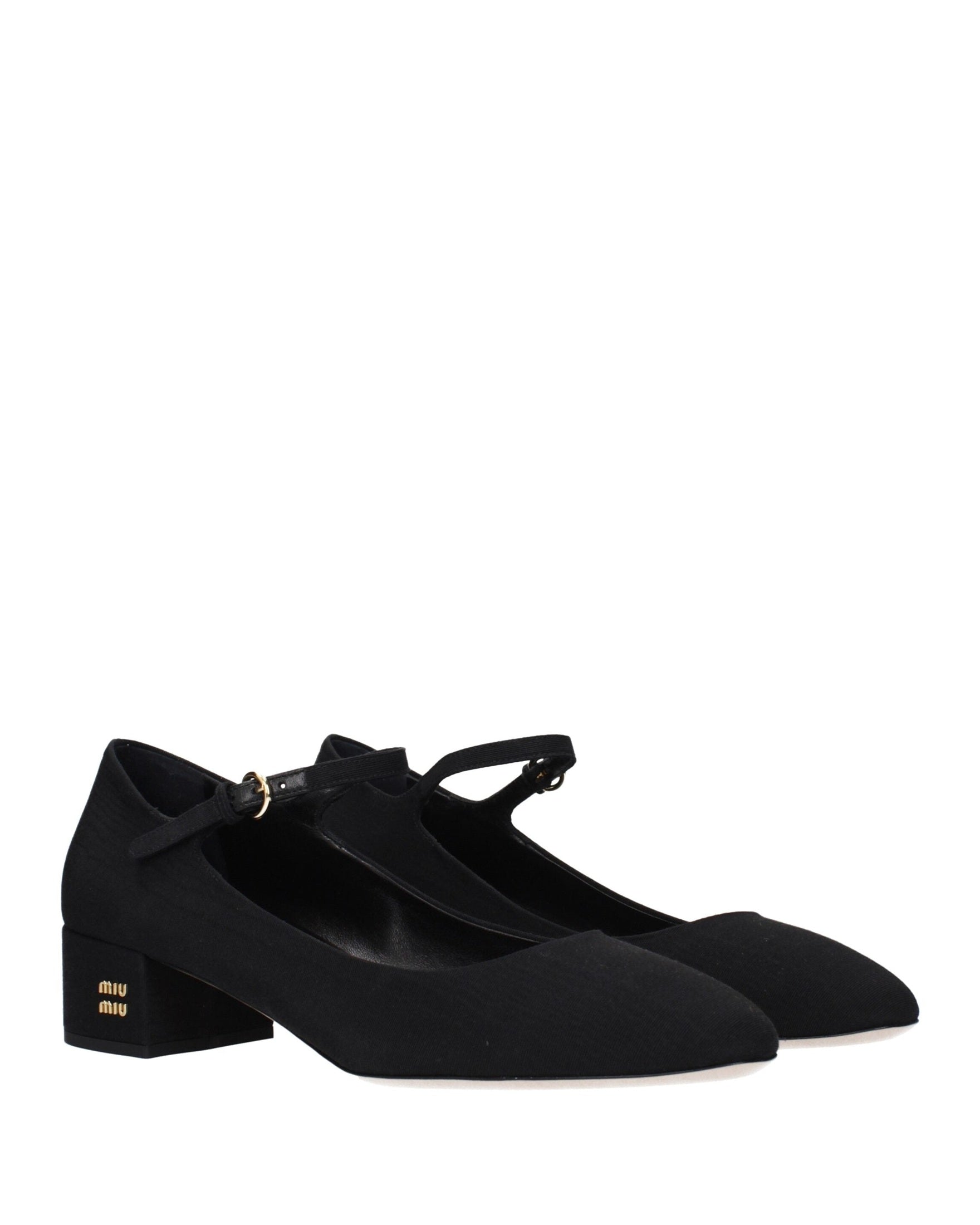Miu Miu Black Mid Heel Pumps Glam Steals