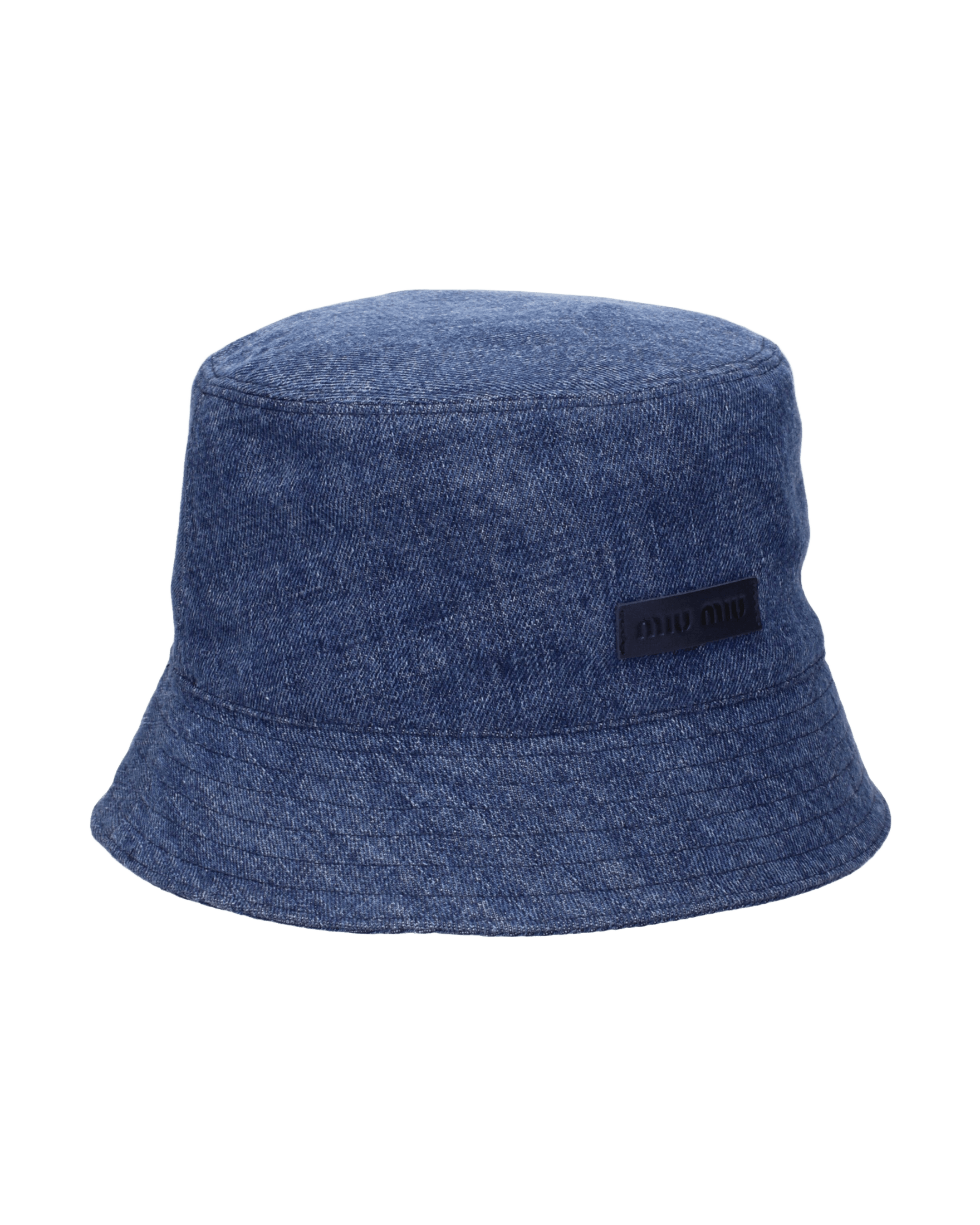 Miu Miu Blue Cotton Bucket Hats
