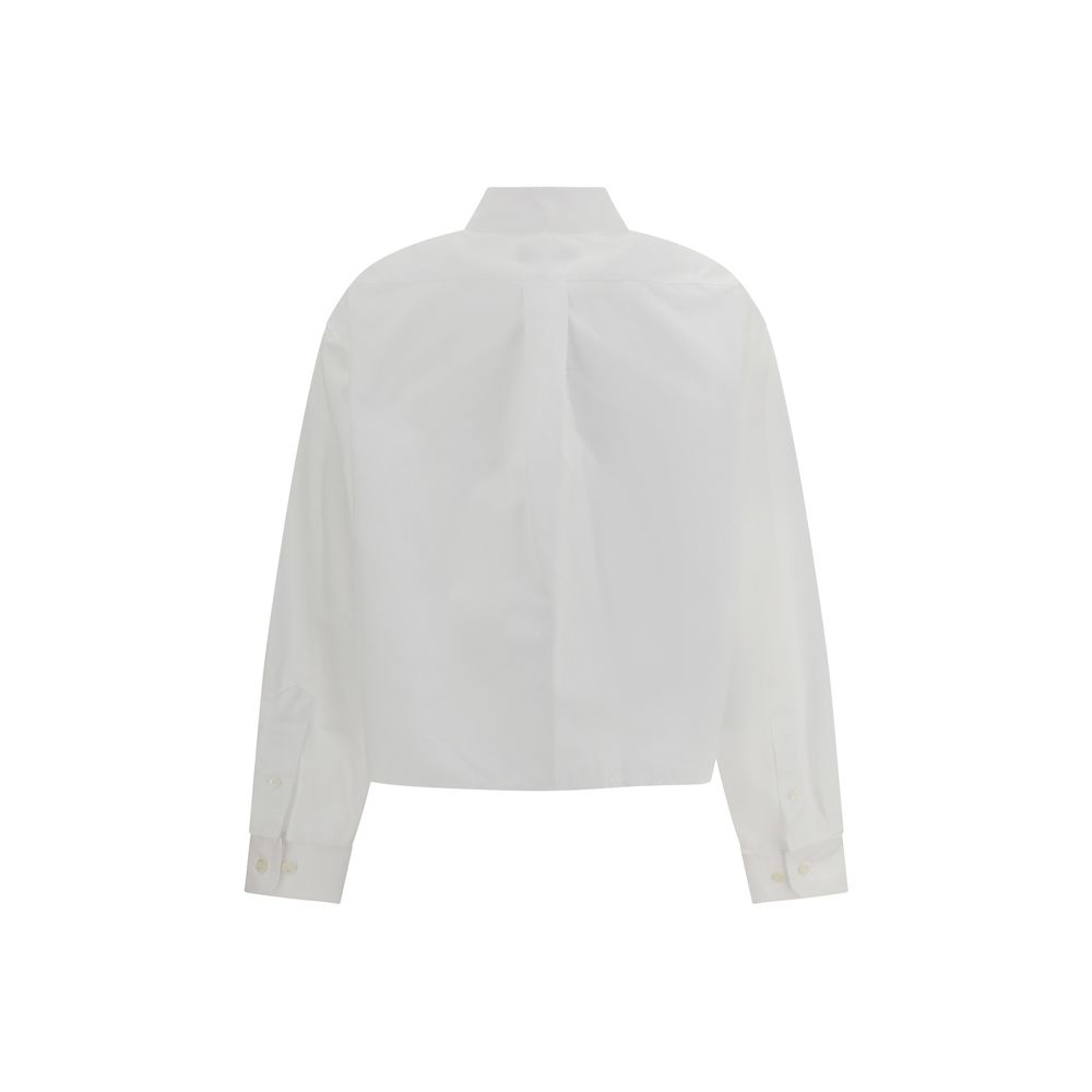 Miu Miu Cropped Shirt Glam Steals