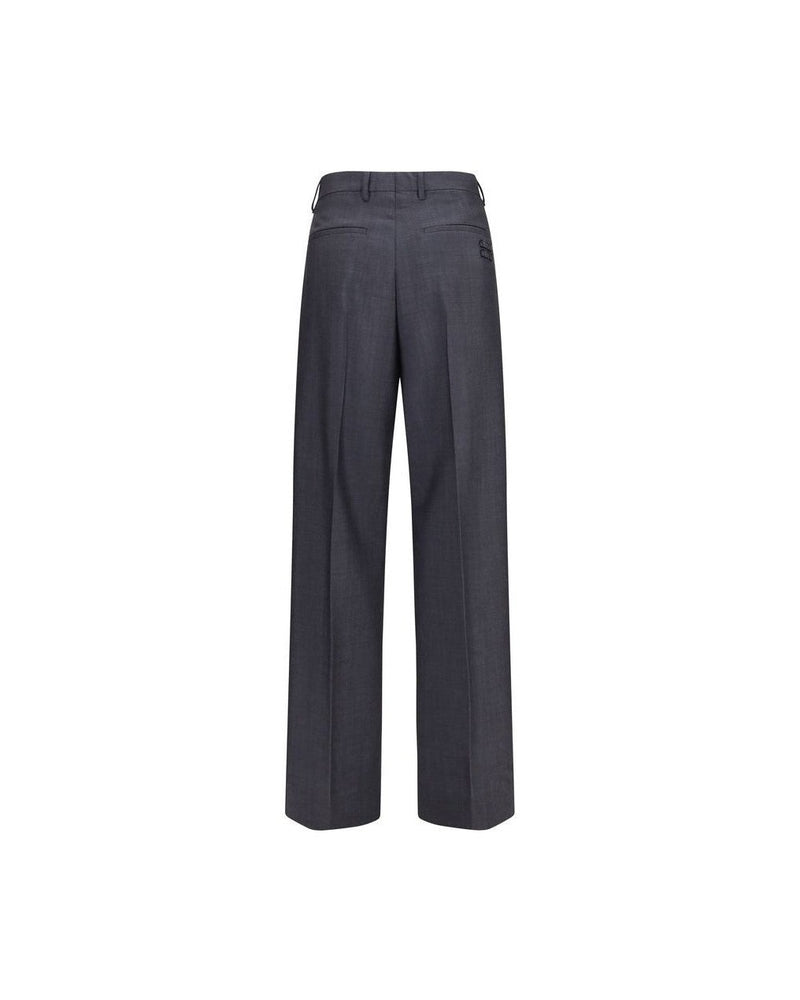 Miu Miu Gray Wool Oves Aries Dress Pant Glam Steals