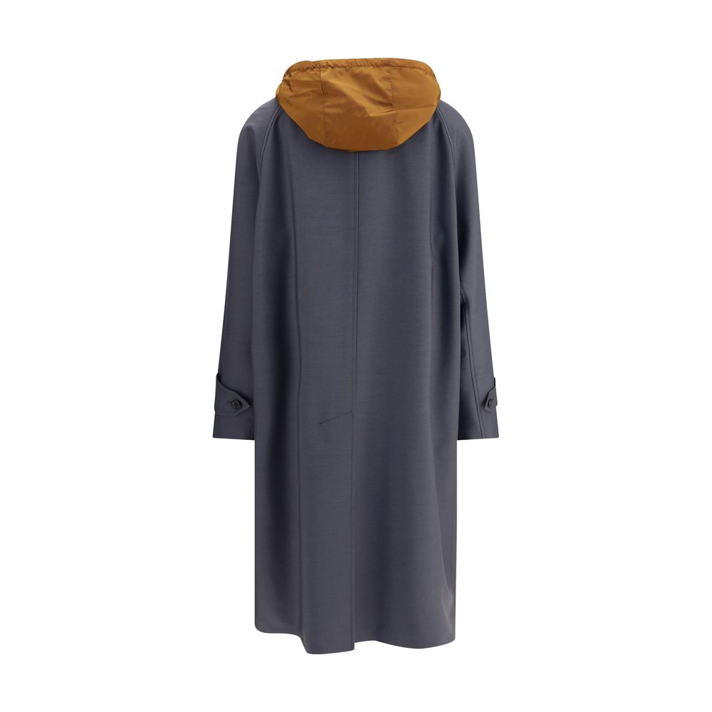 Miu Miu Hooded Long Coat Glam Steals